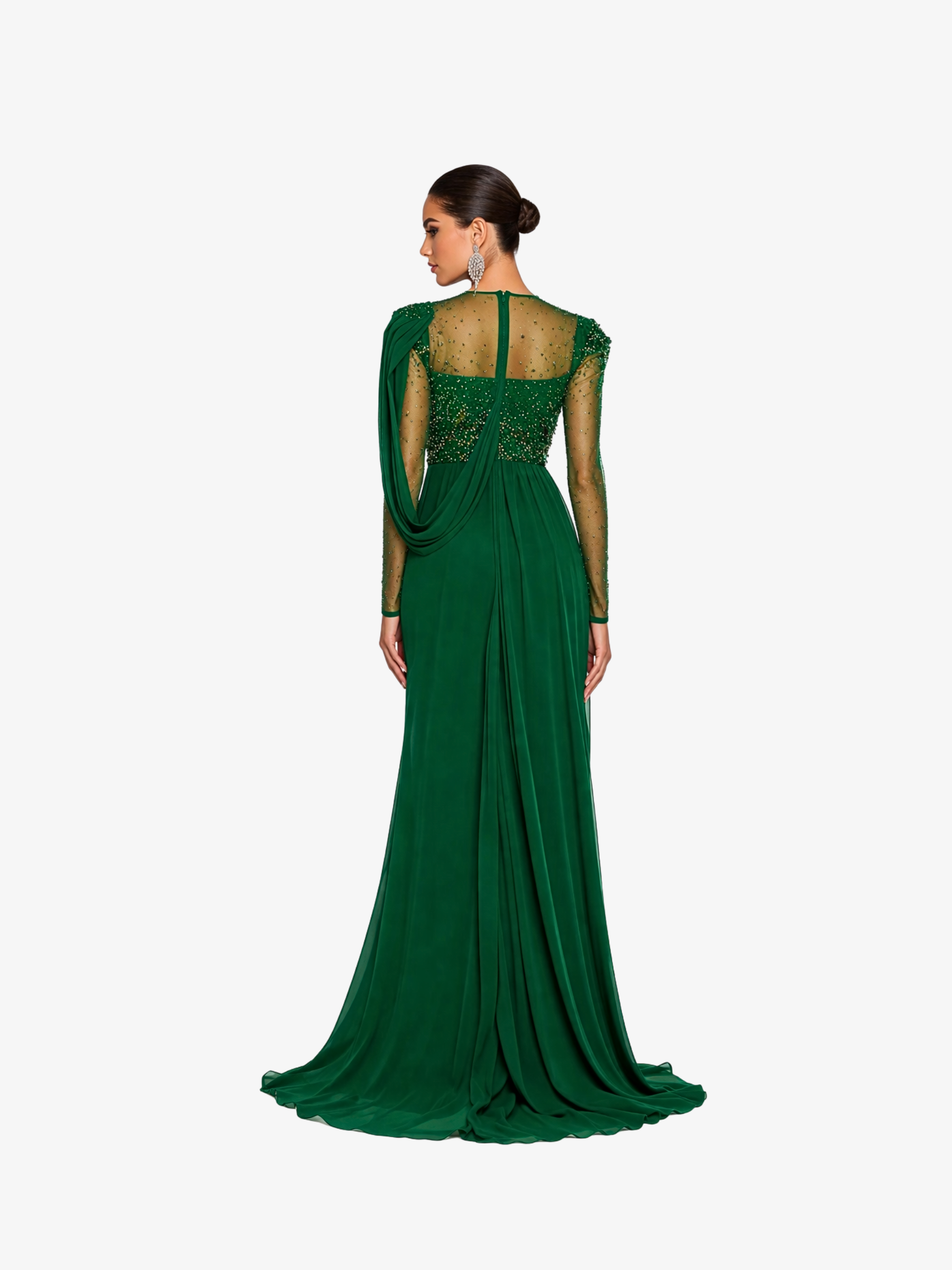 Rochie Lunga "Sahara", Verde