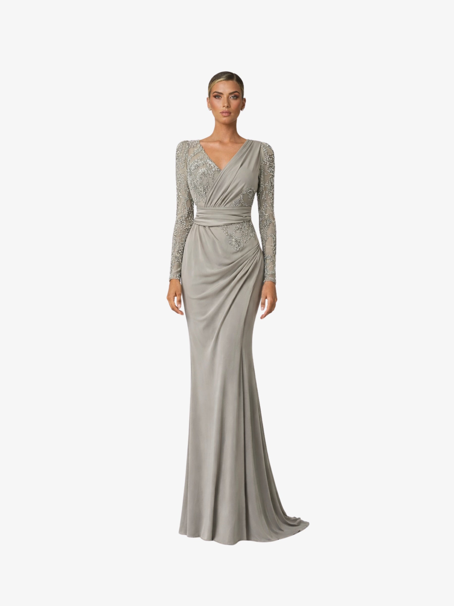 Rochie Lunga "Iazira", Gri