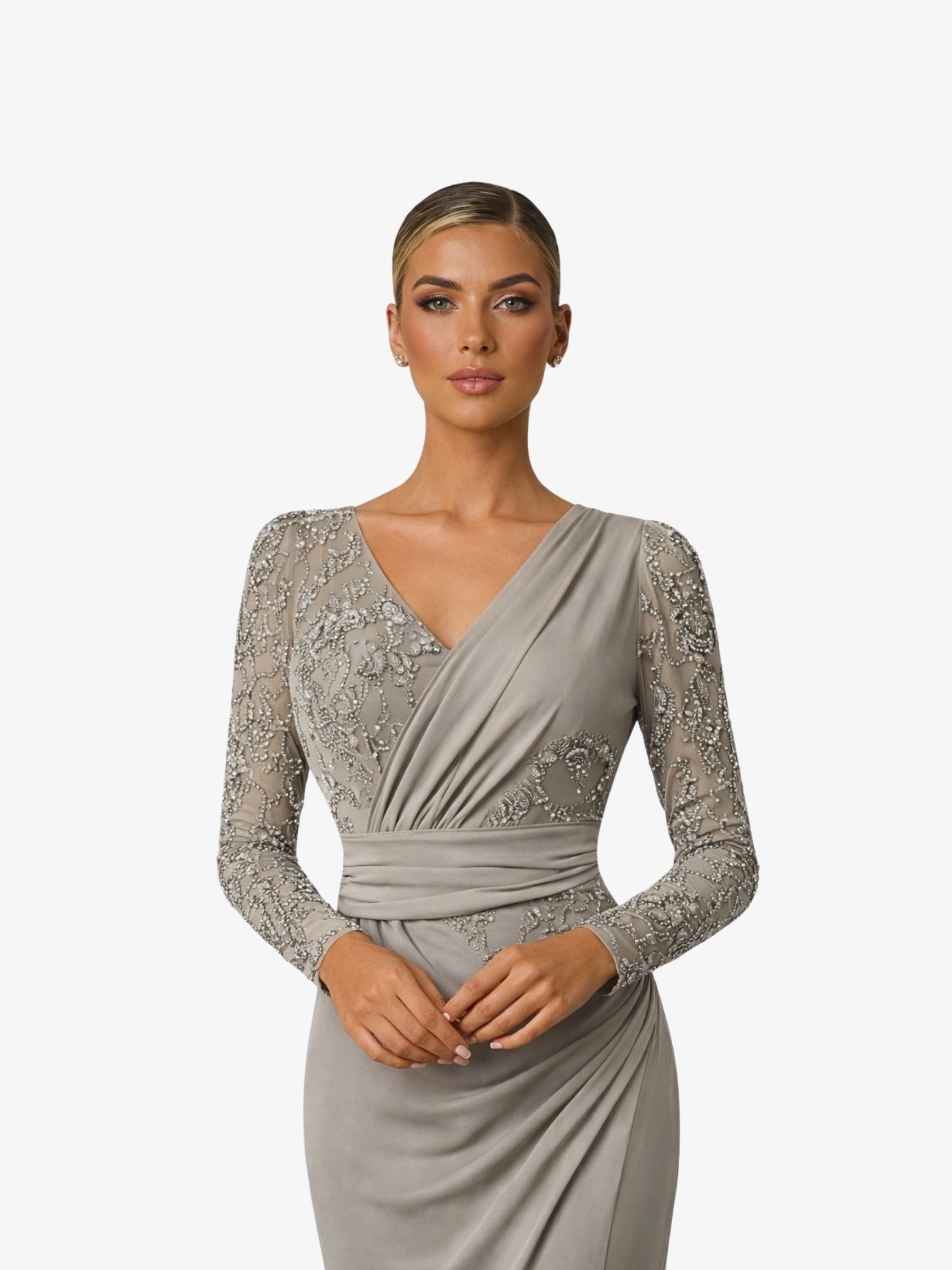 Rochie Lunga "Iazira", Gri