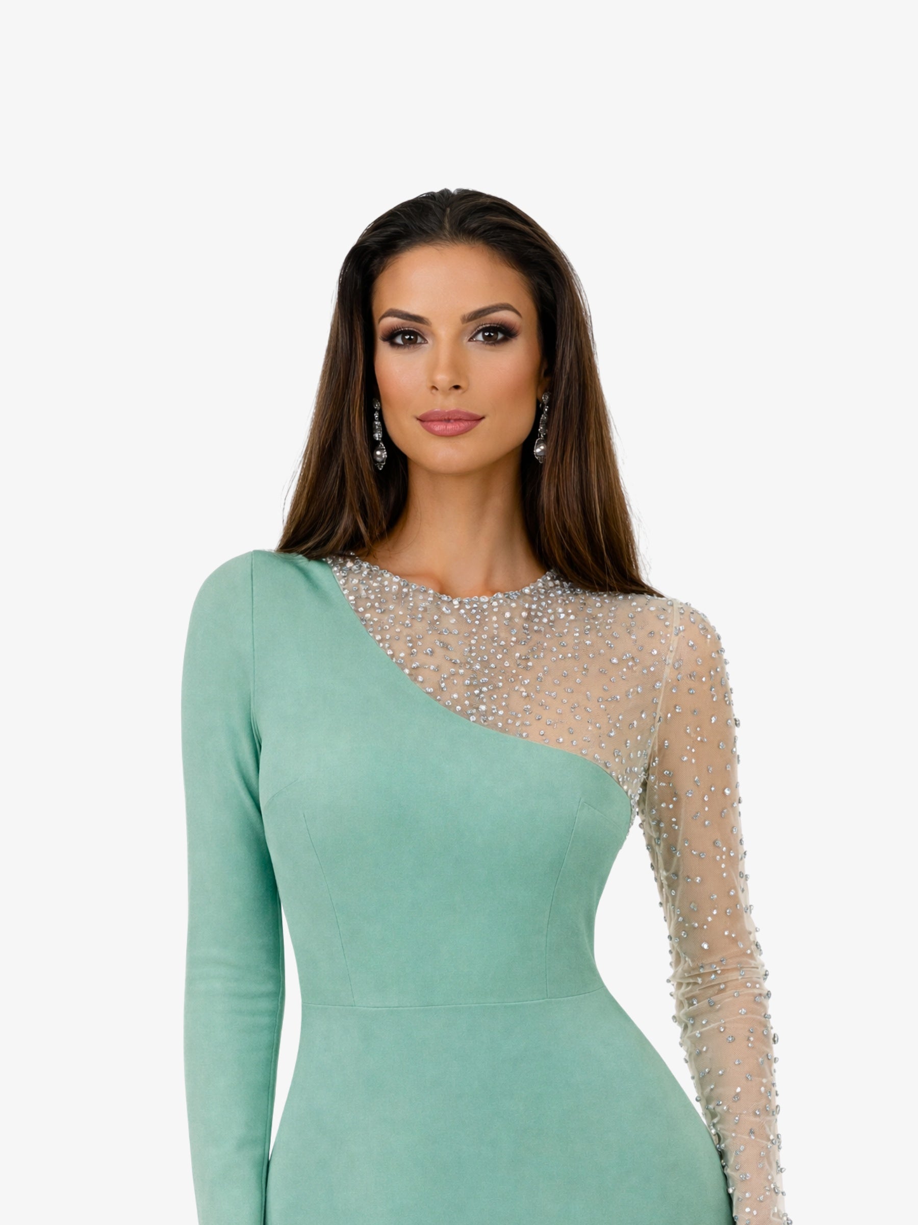 Rochie Lunga “Valery”, Verde