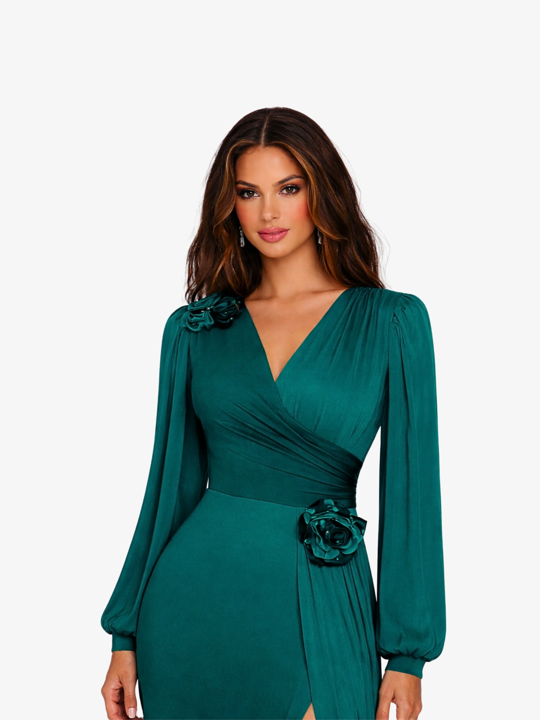 Rochie Lunga "Maira", Turcoaz