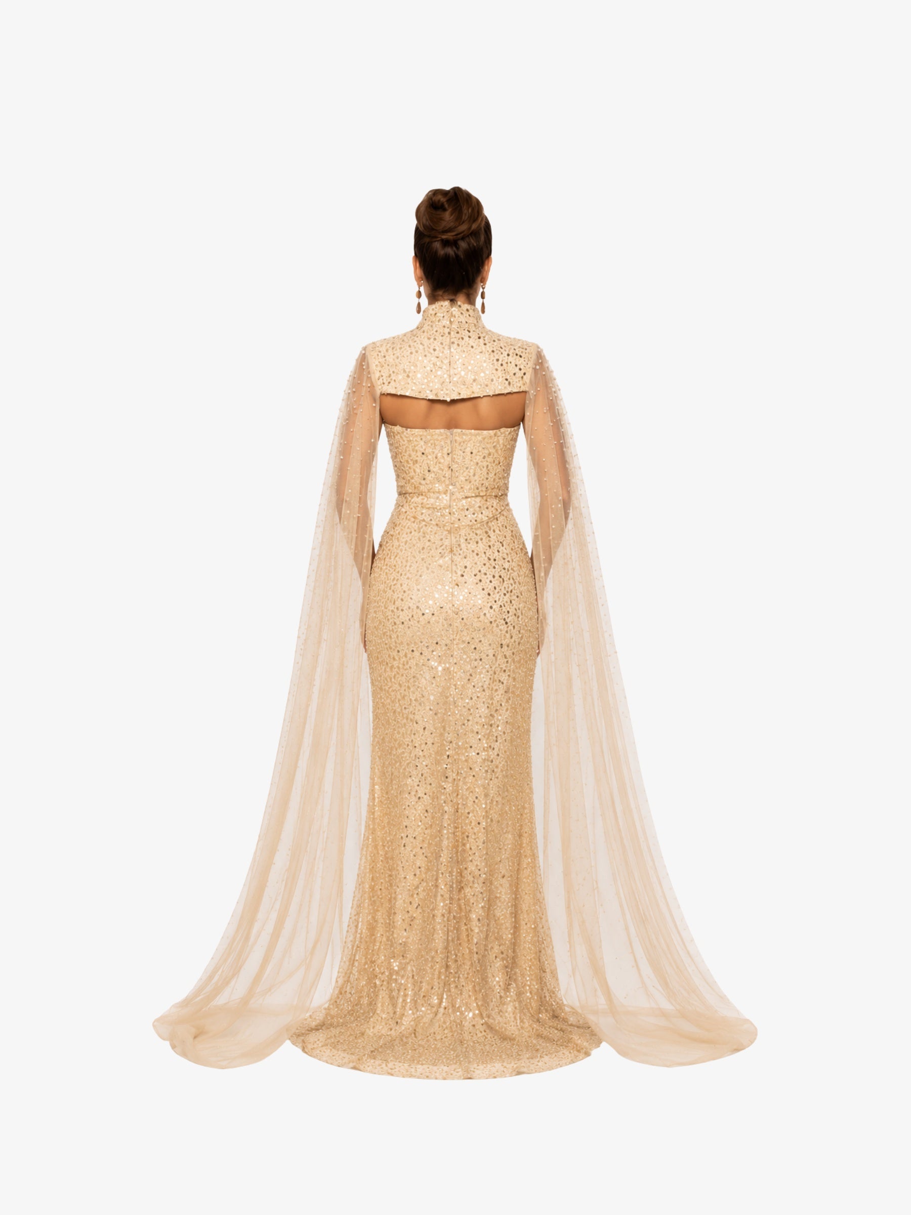 Rochie Lunga “Altesa”, Bej
