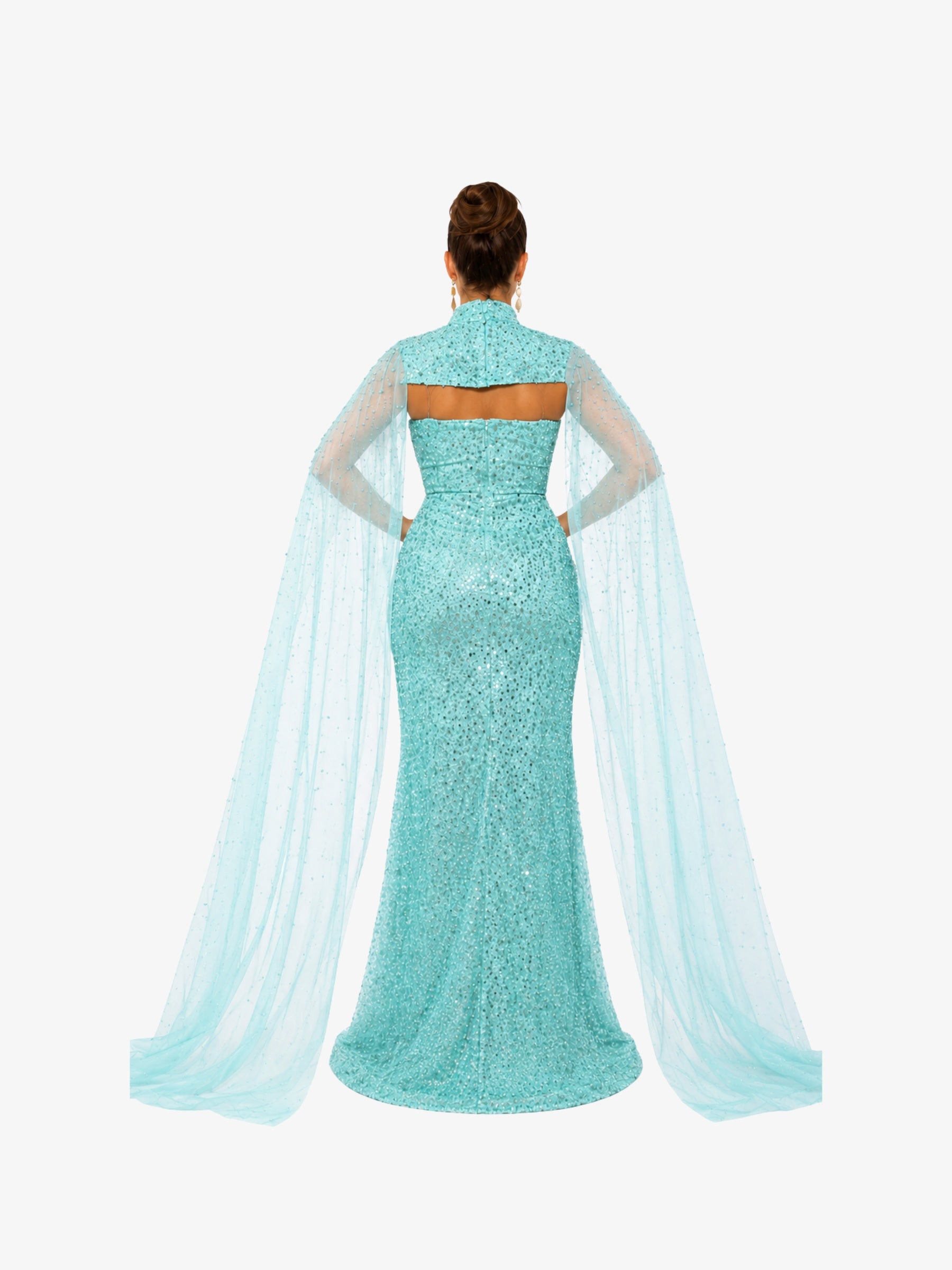 Rochie Lunga “Altesa”, Turcoaz