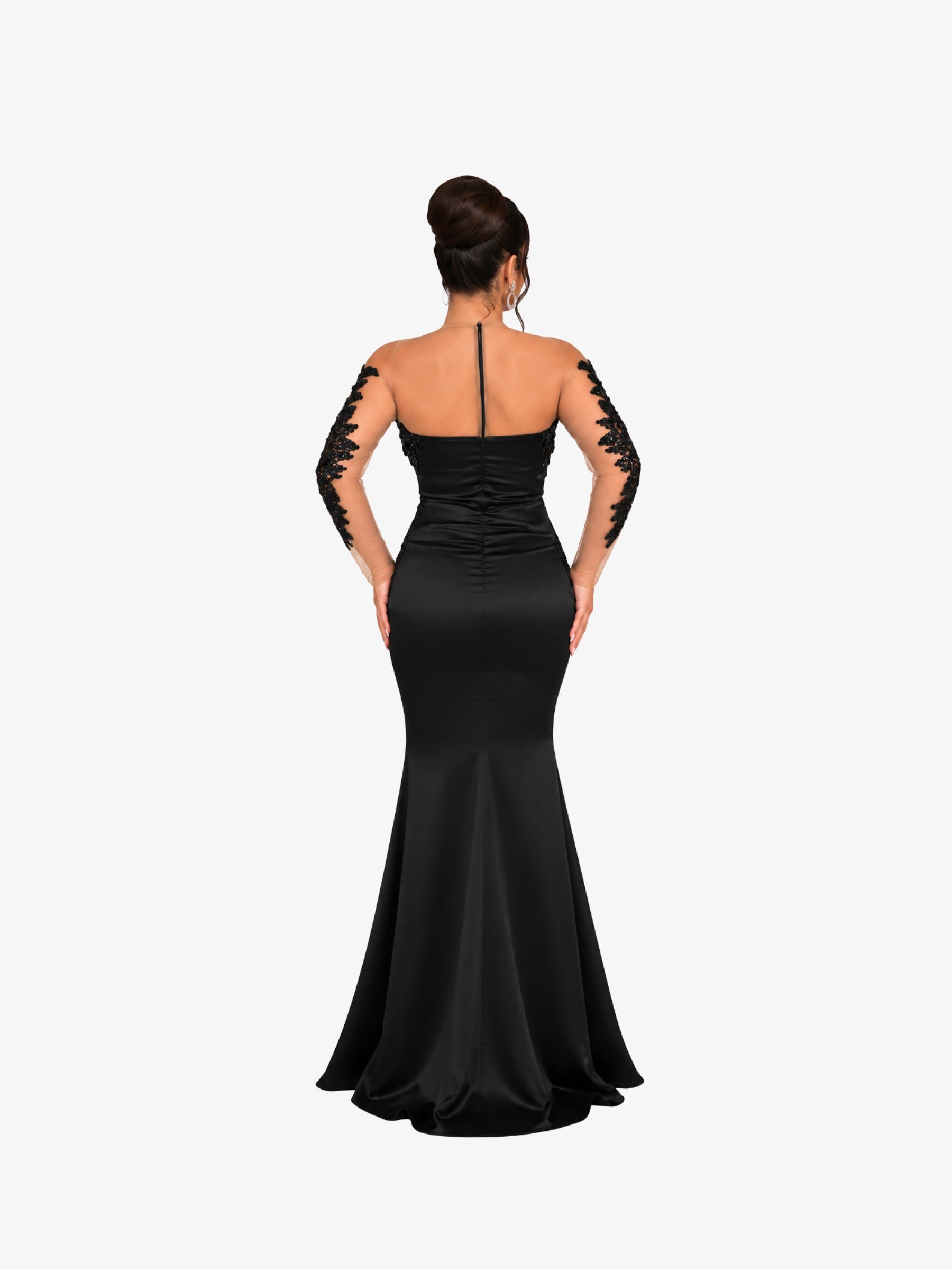 Rochie Lunga "Azira", Negru