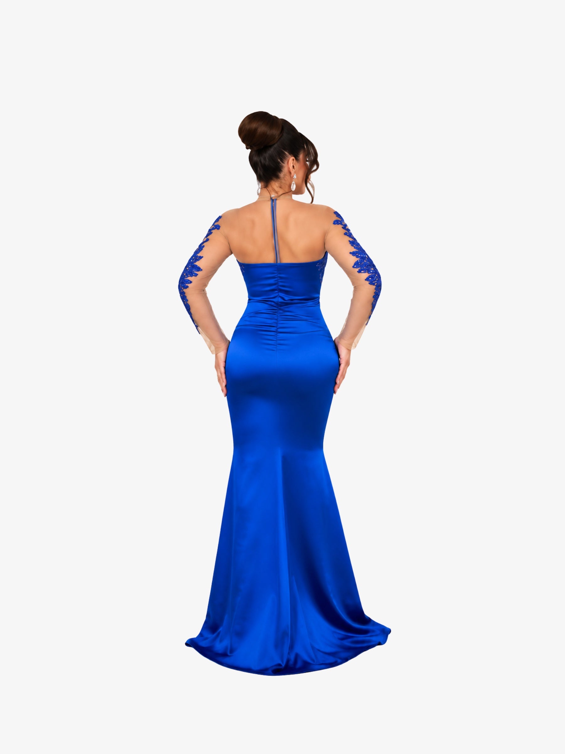 Rochie Lunga "Azira", Albastru