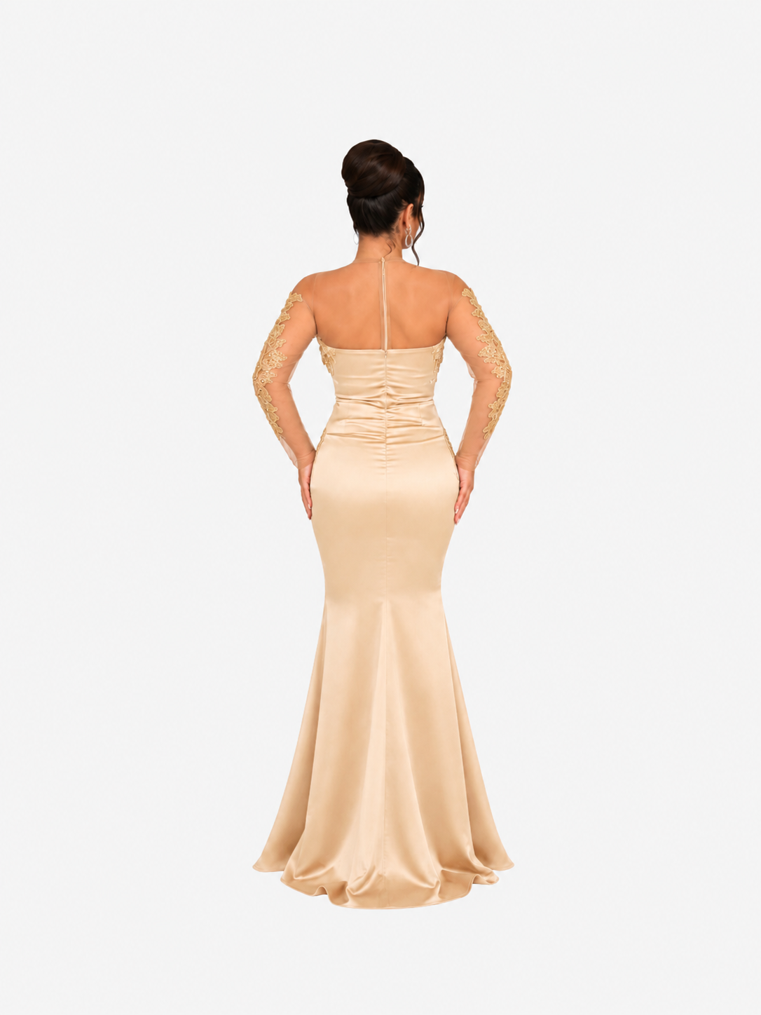 Rochie Lunga "Azira", Aurie