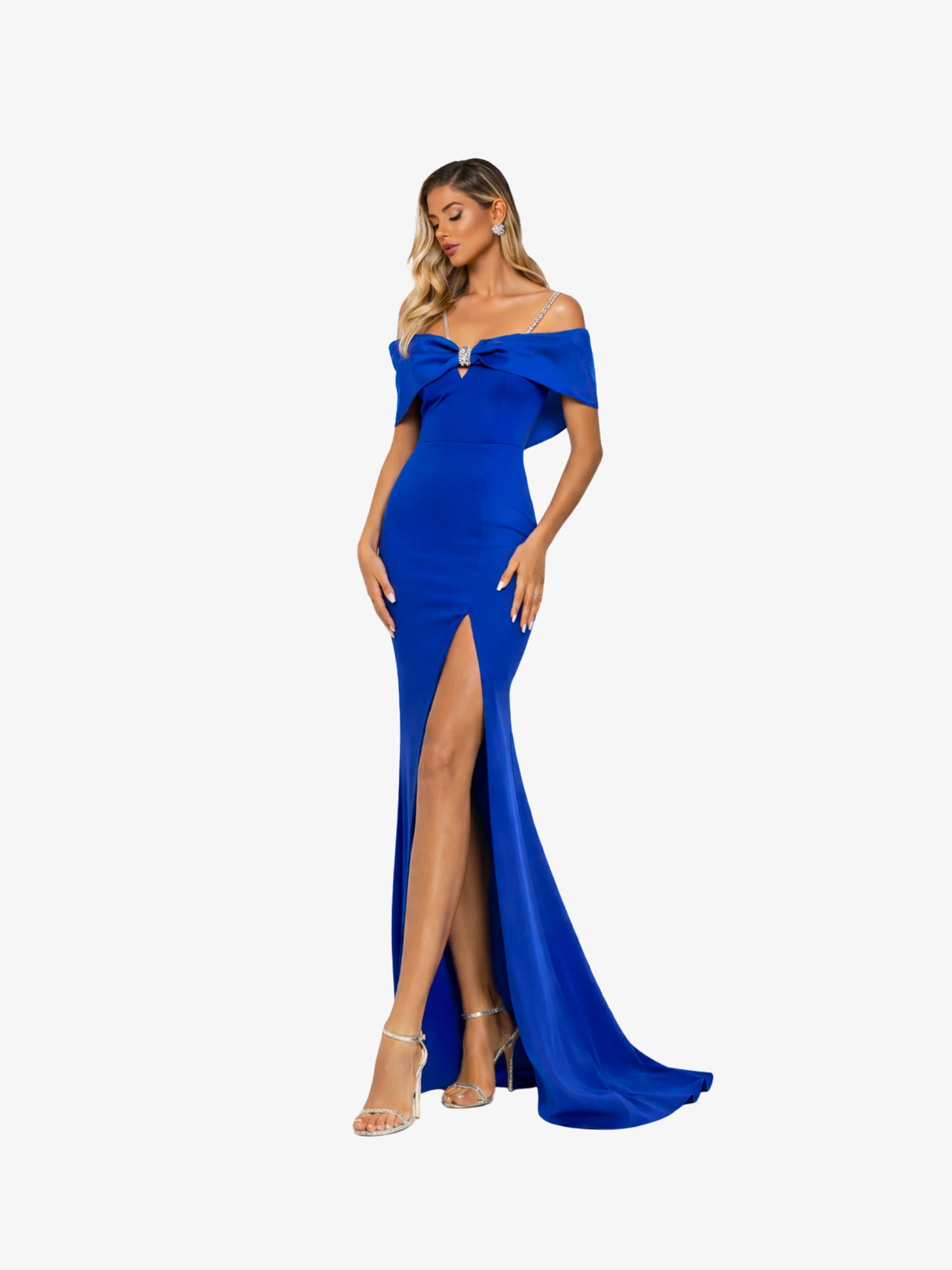 Rochie Lunga "Layla", Albastra