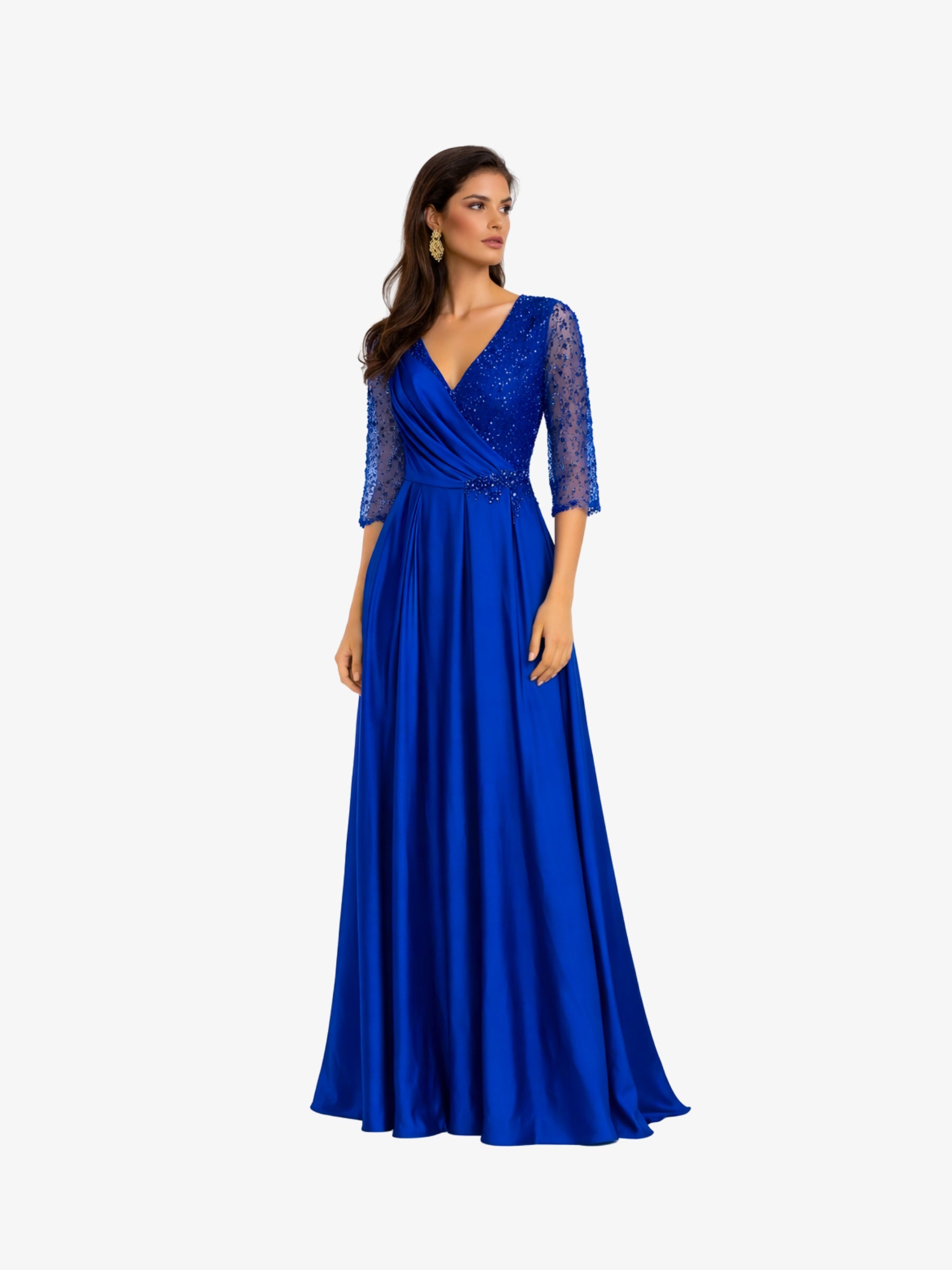 Rochie Eleganta “Zaira”, Albastru