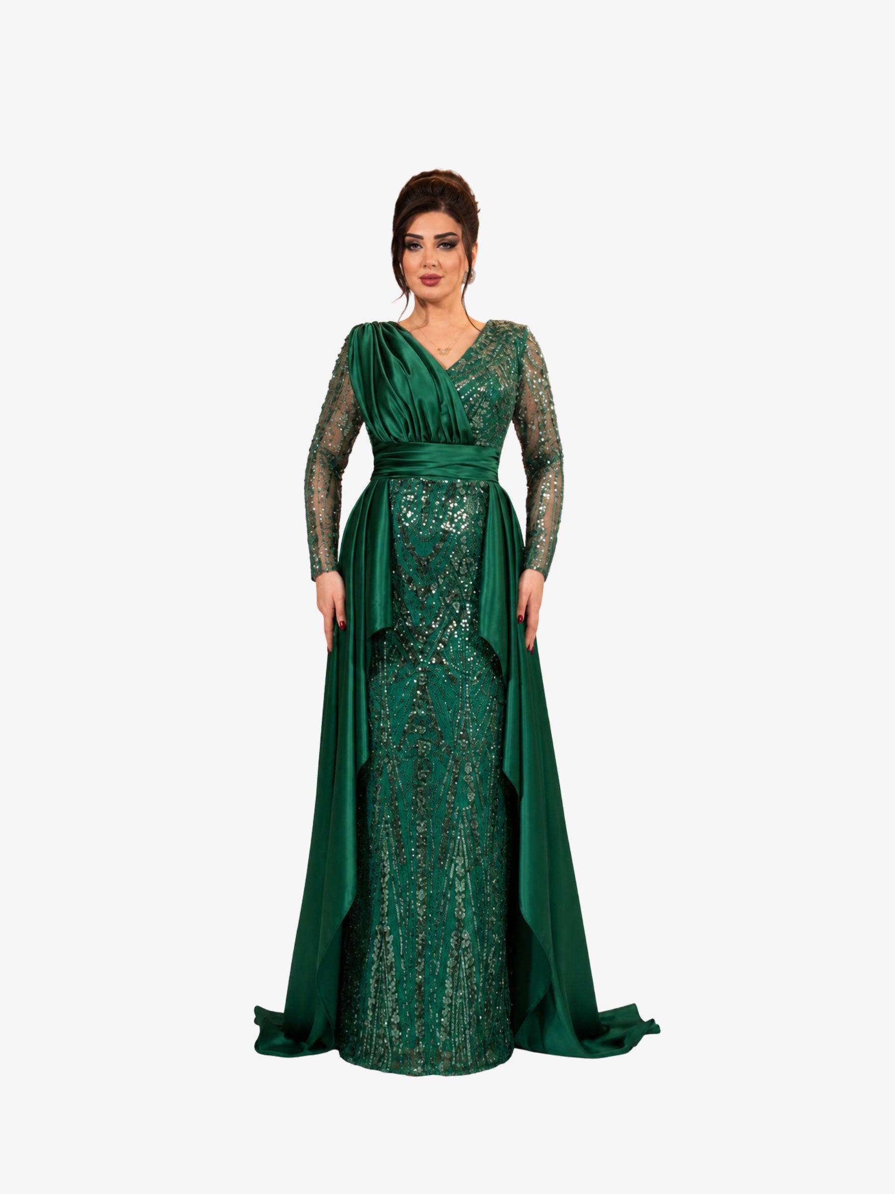Rochie Eleganta “Latiffa”, Verde