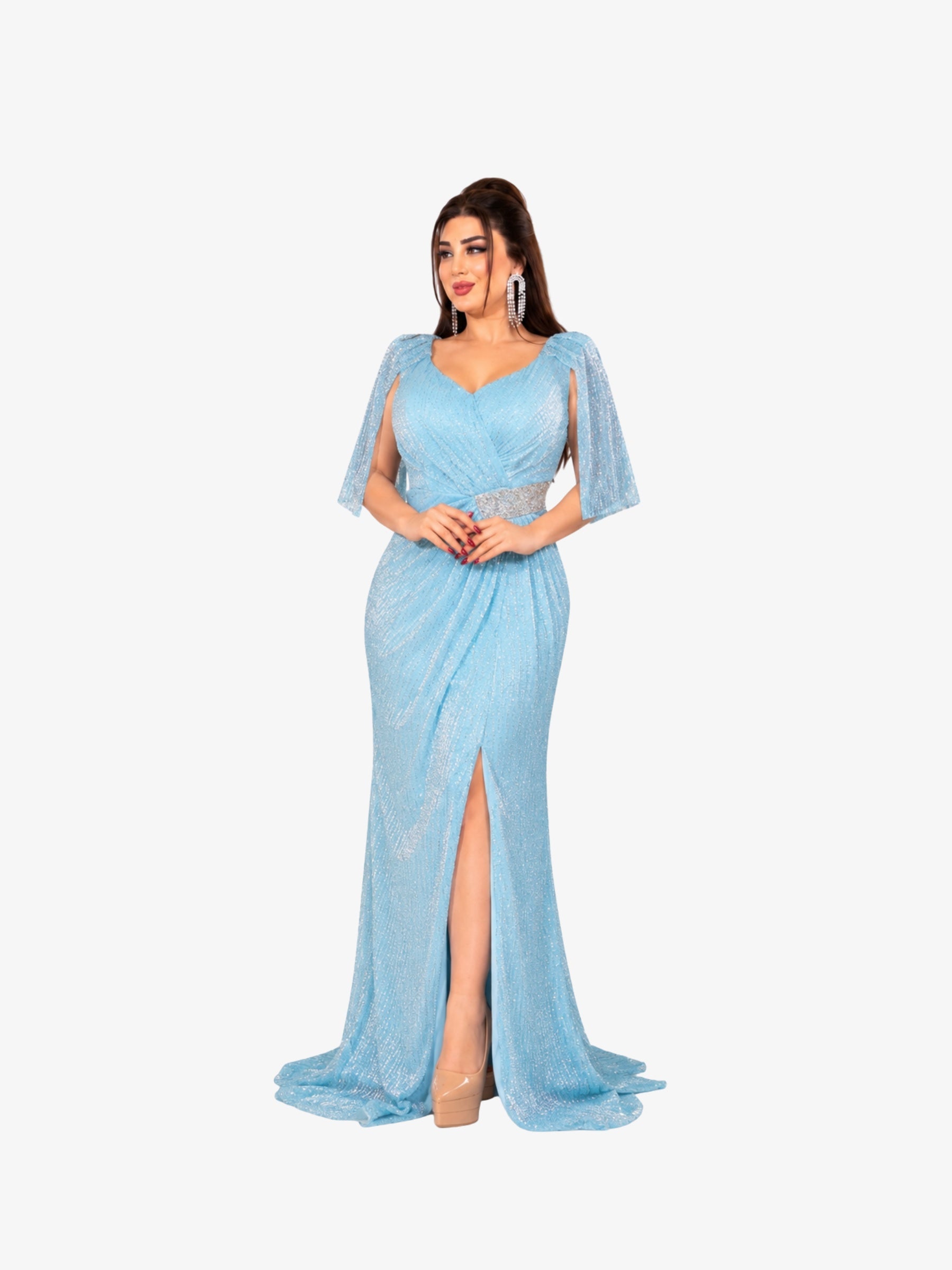 Rochie Eleganta “Marsilia”, Turcoaz