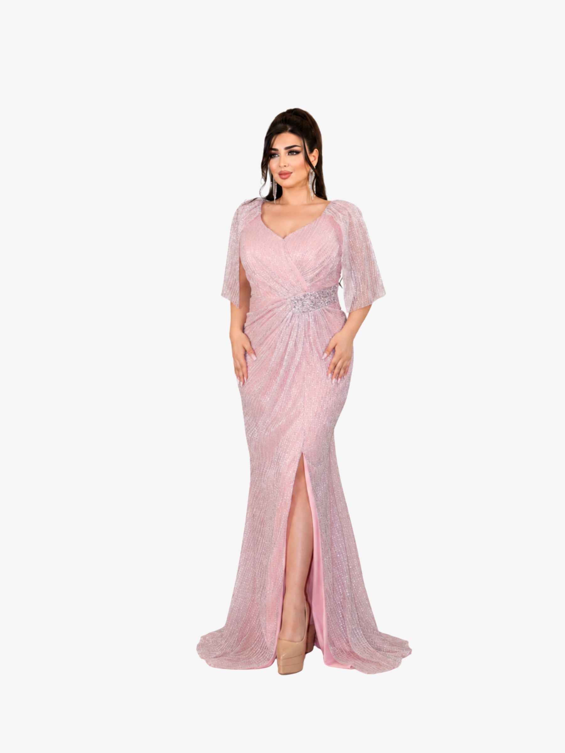 Rochie Eleganta “Marsilia”,Roz