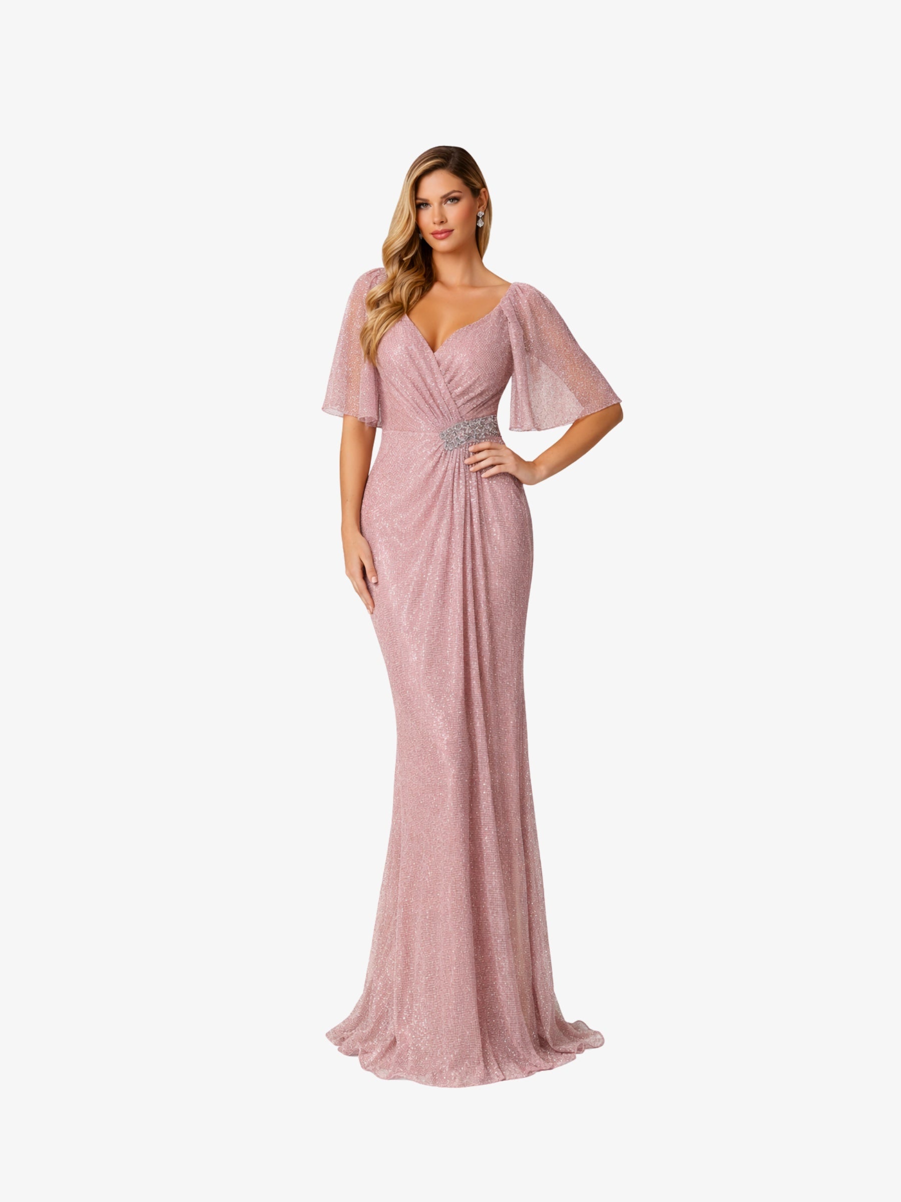Rochie Eleganta “Marsilia”,Roz