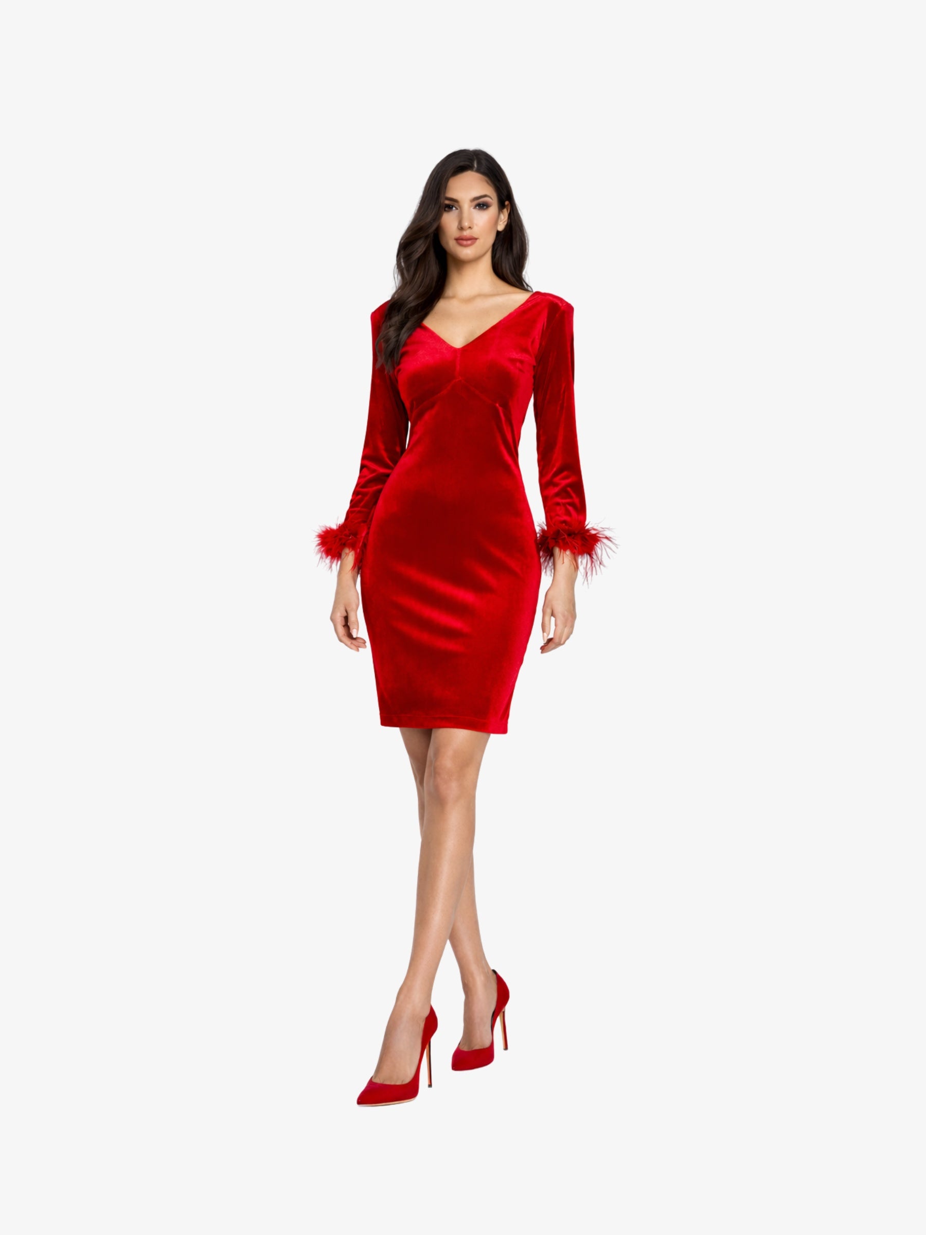Rochie Midi "Santa", Rosie