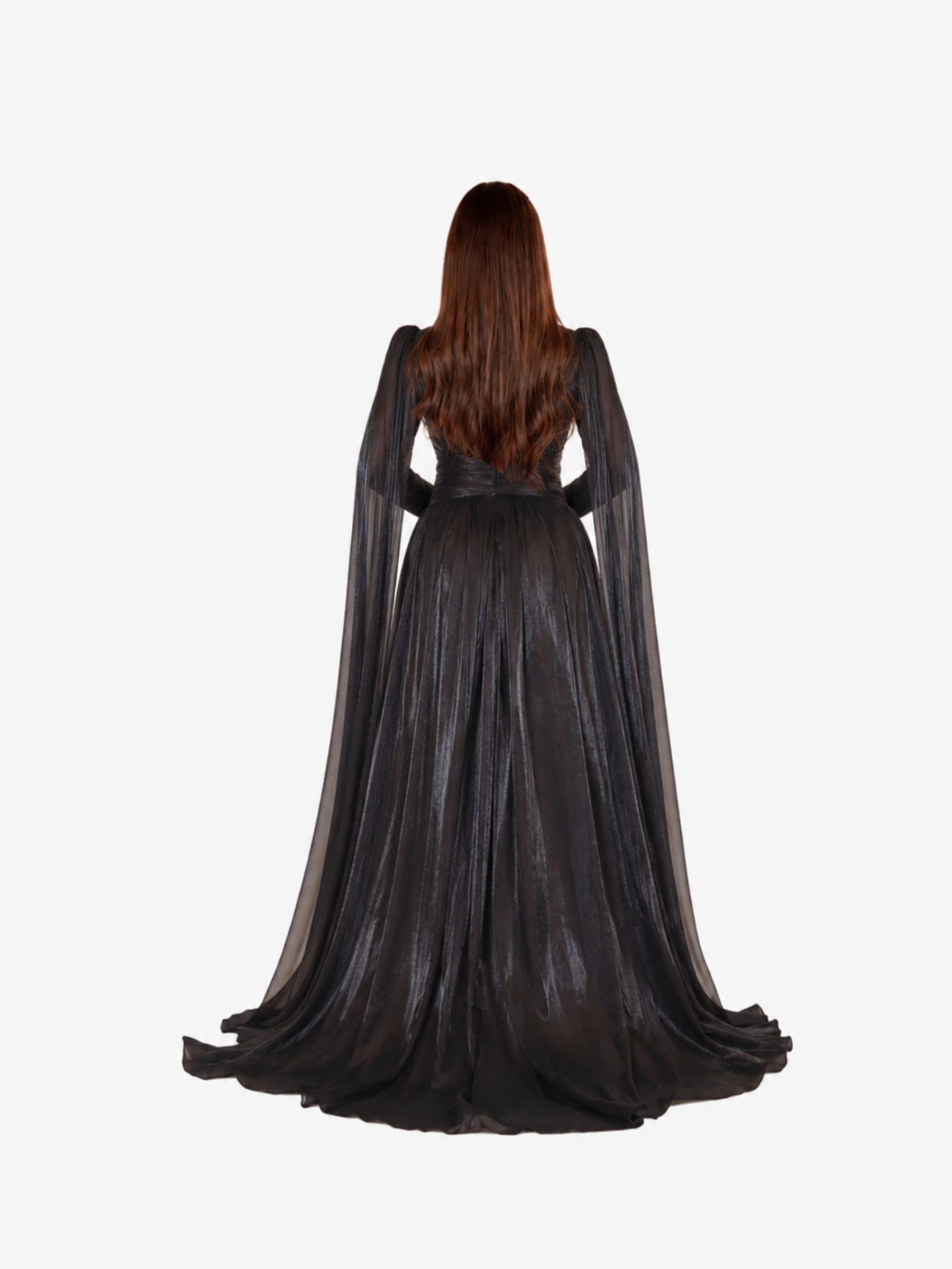 Rochie Lunga “Agatha”, Negru