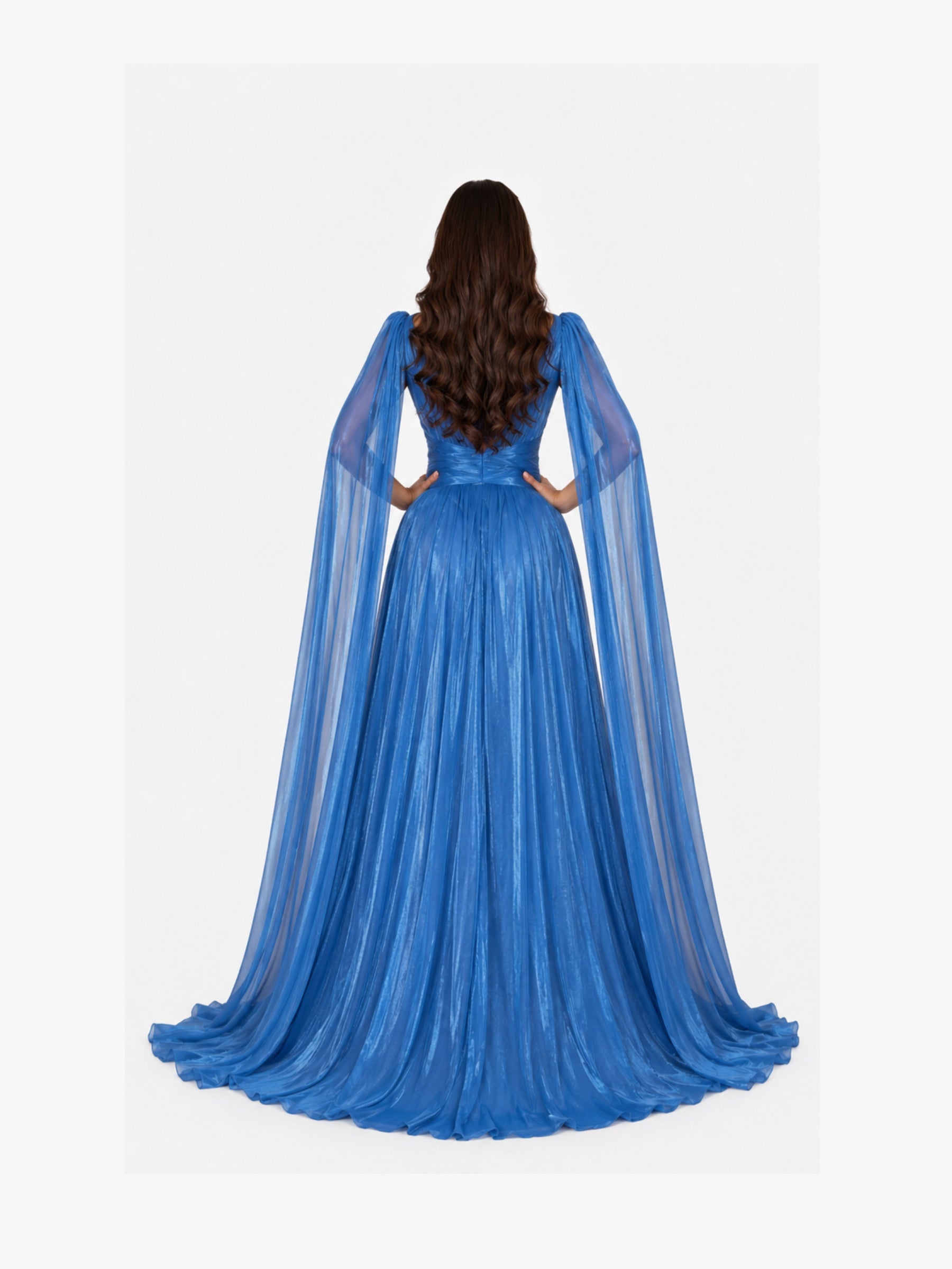 Rochie Lunga “Agatha”, Albastru