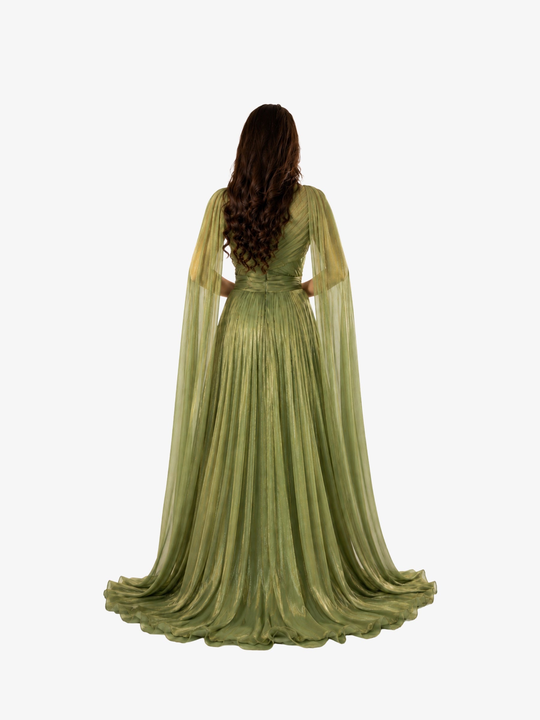 Rochie Lunga “Agatha”, Verde