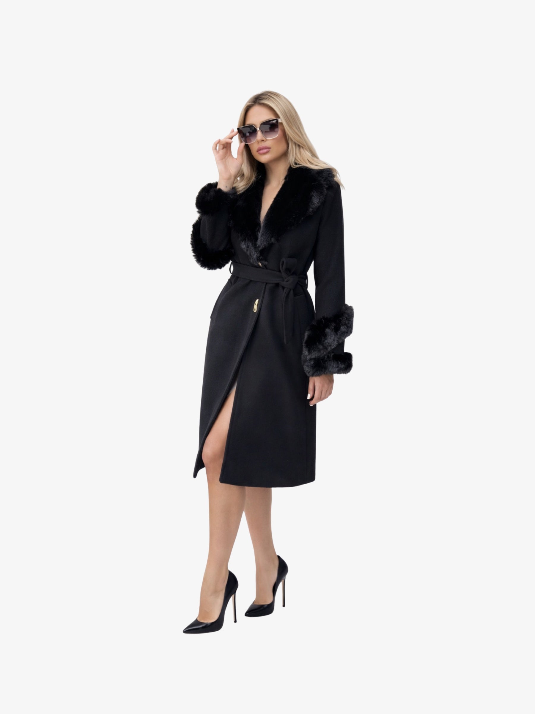 Palton "Royal Luxury", Negru