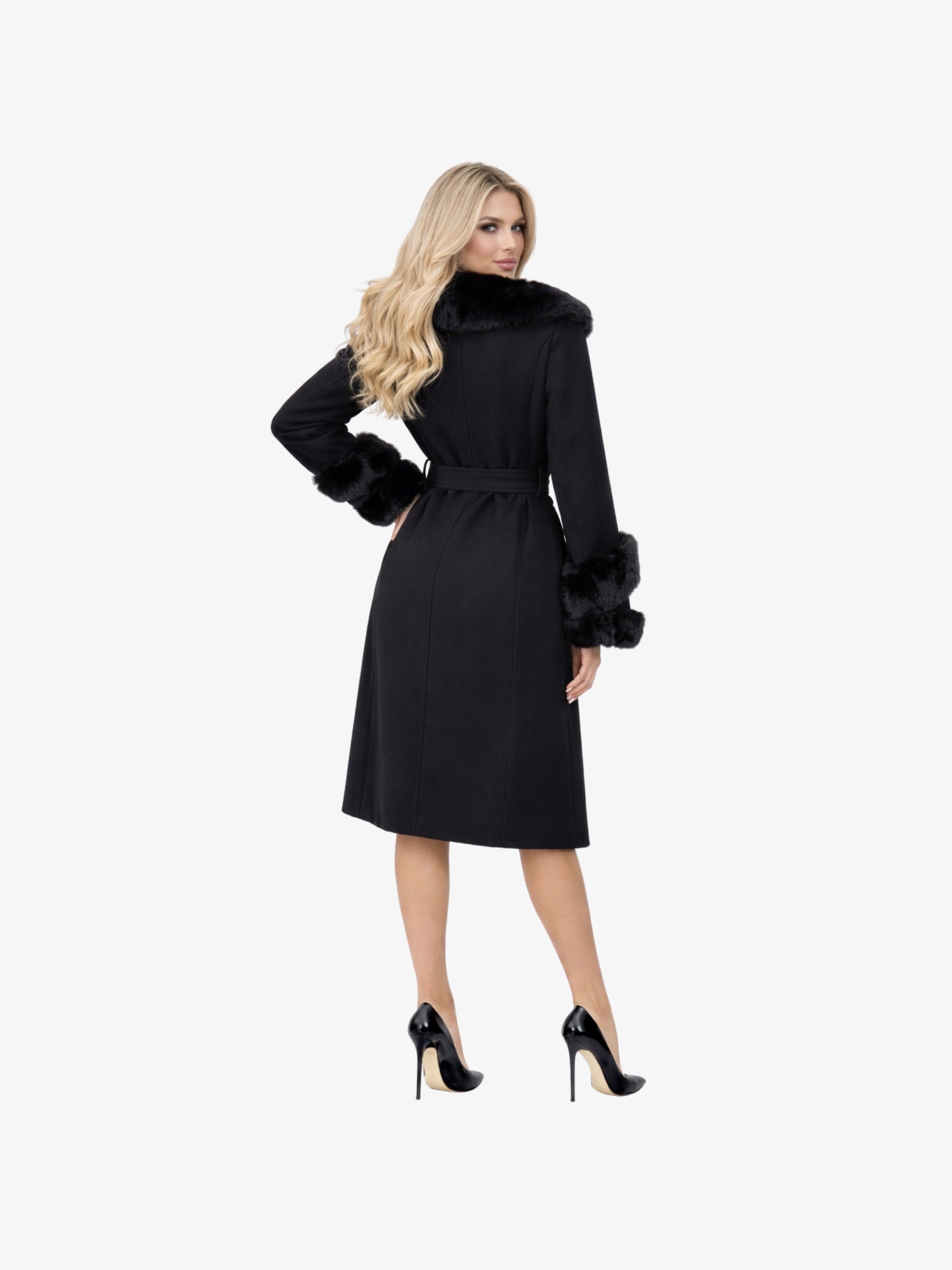 Palton "Royal Luxury", Negru