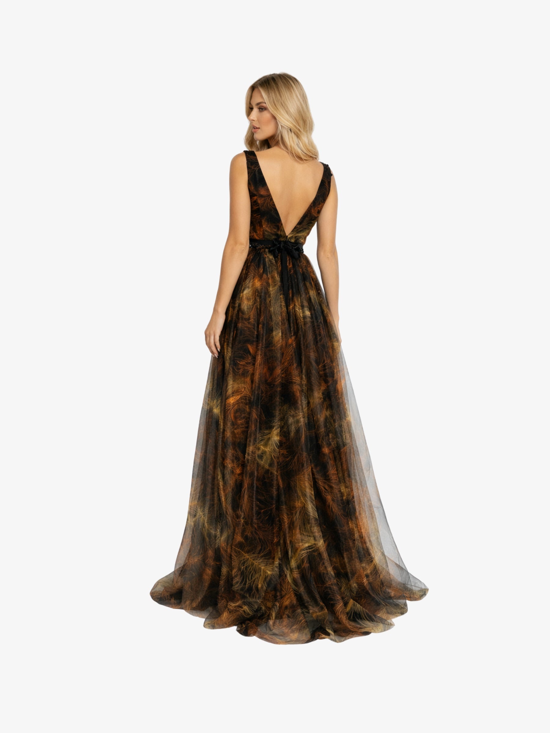 Rochie Lunga "Venus", Neagra
