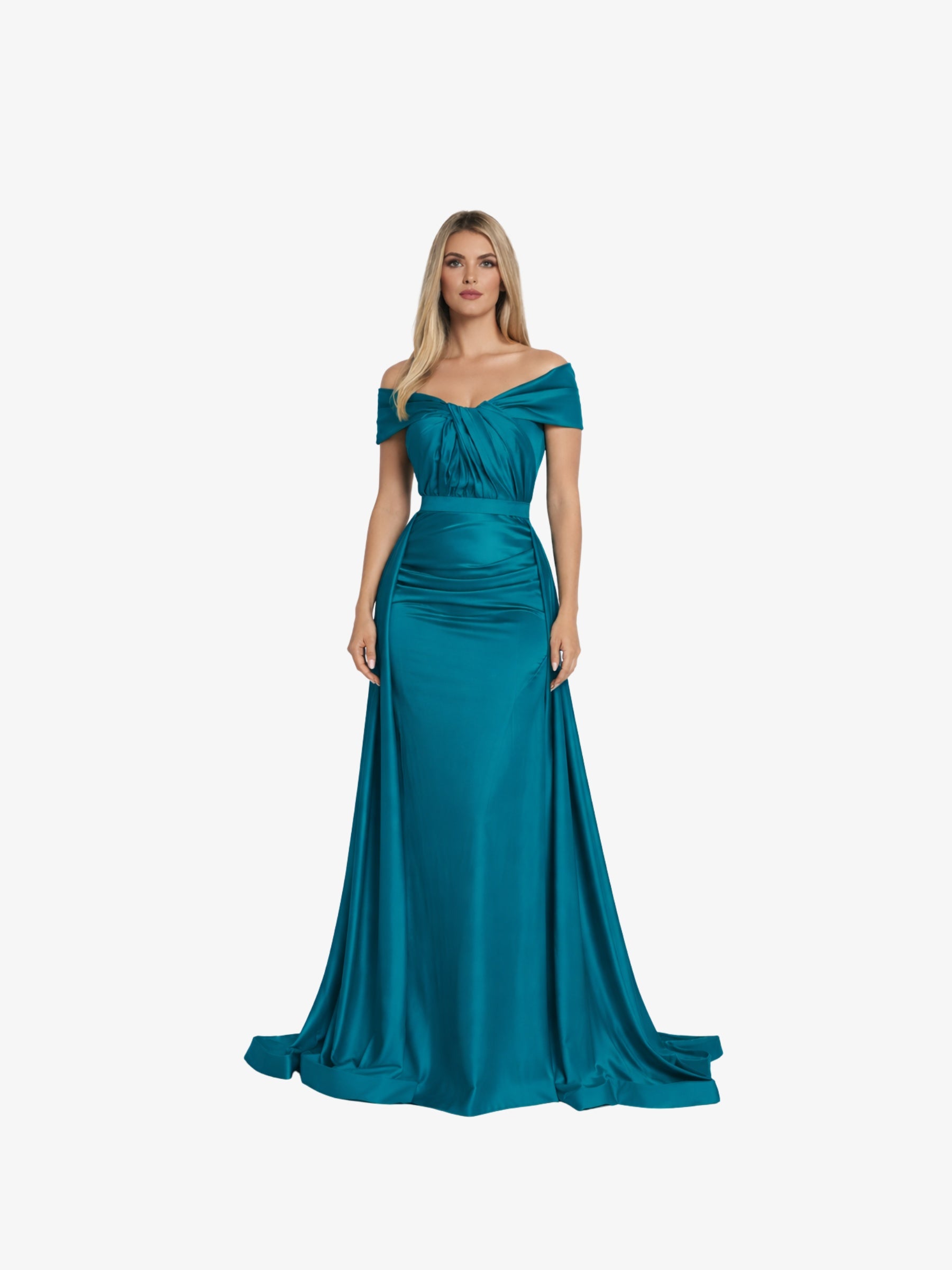Rochie Lunga "Danely", Turcoaz