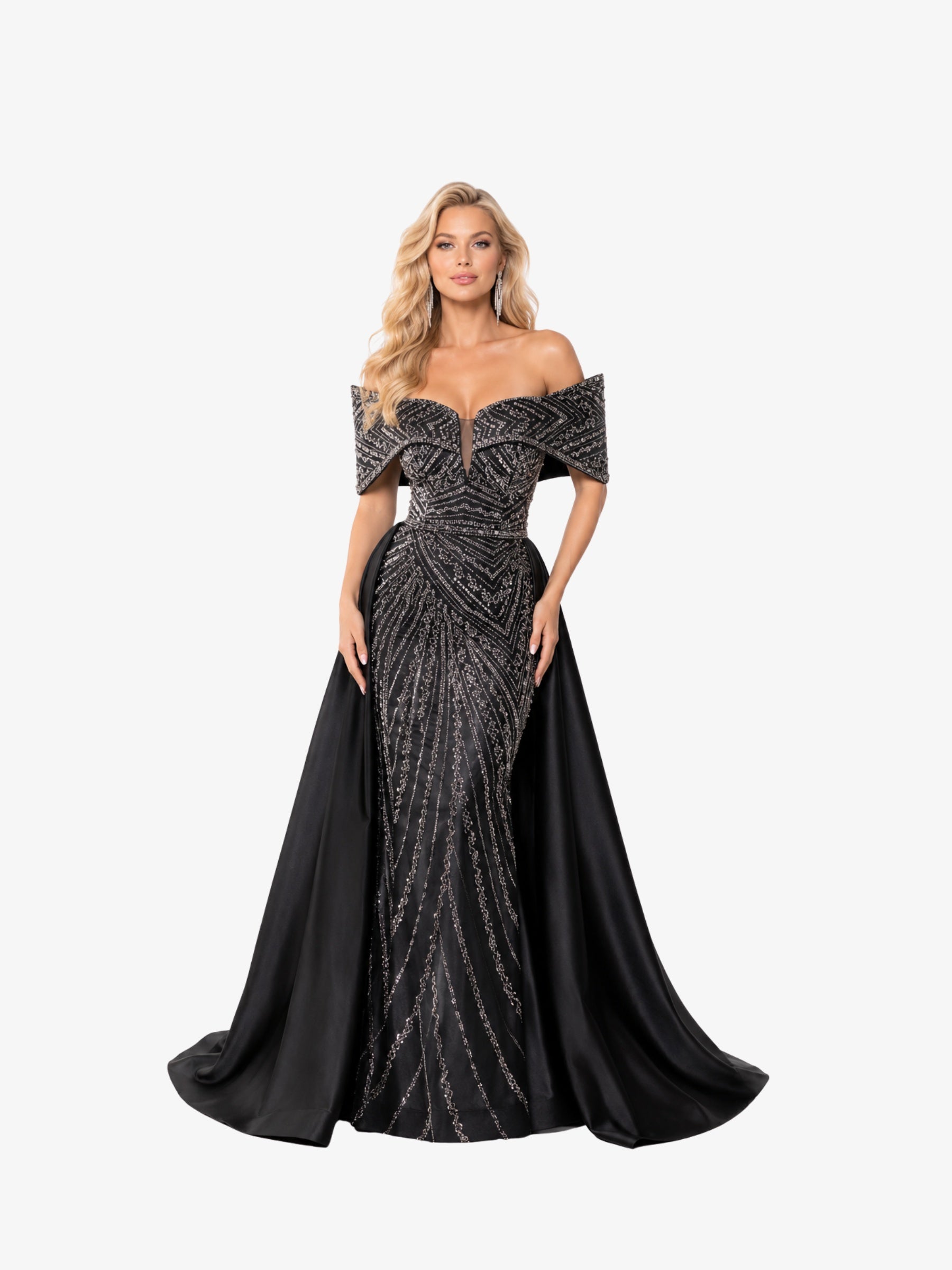 Rochie Lunga “Daiana” Regal, Negru