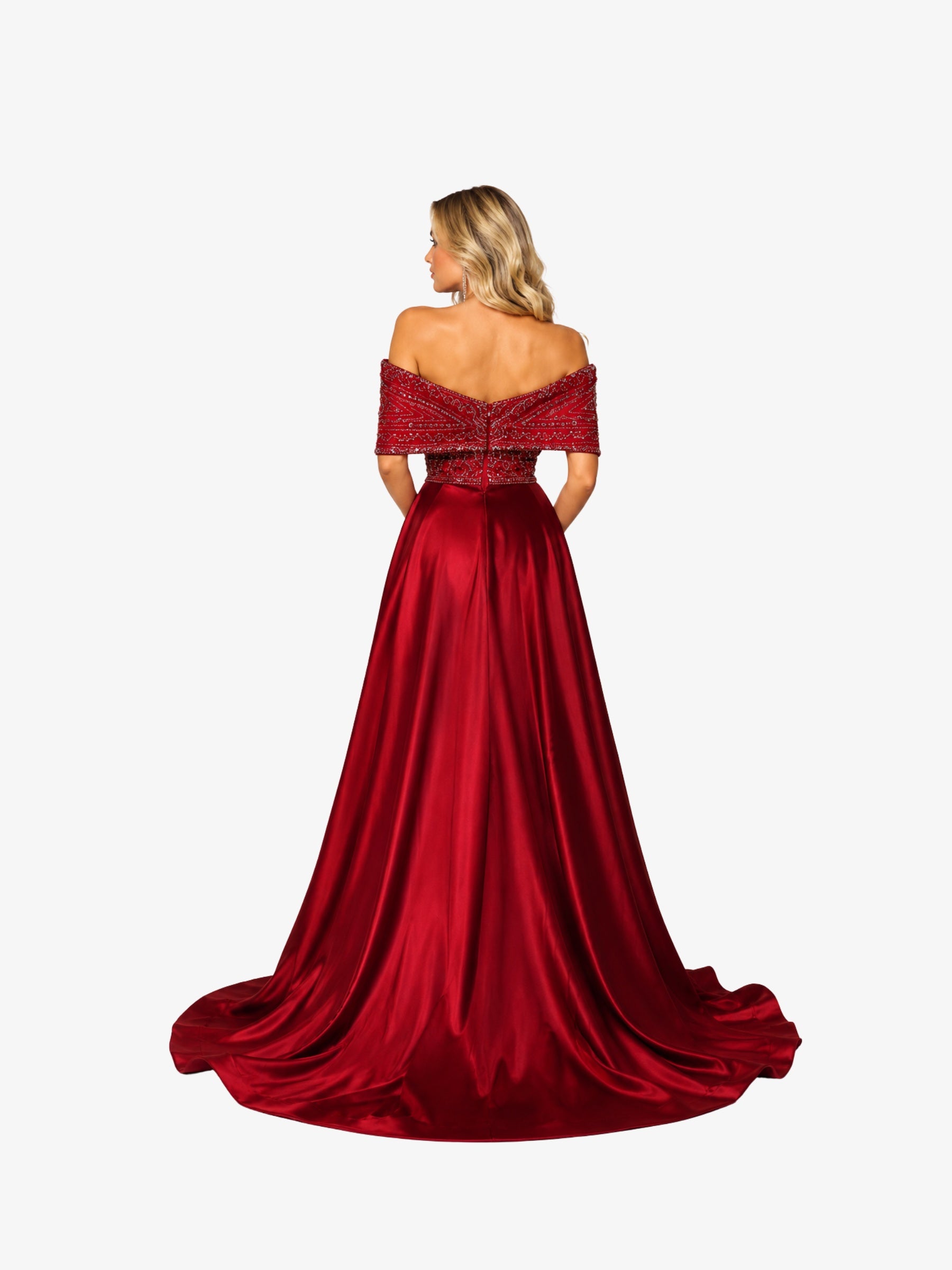 Rochie Lunga "Daiana" Regal, Rosu