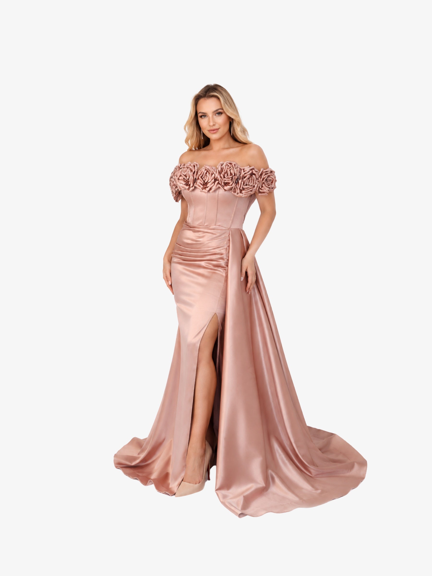 Rochie Lunga "Luiza Luxury", Maro