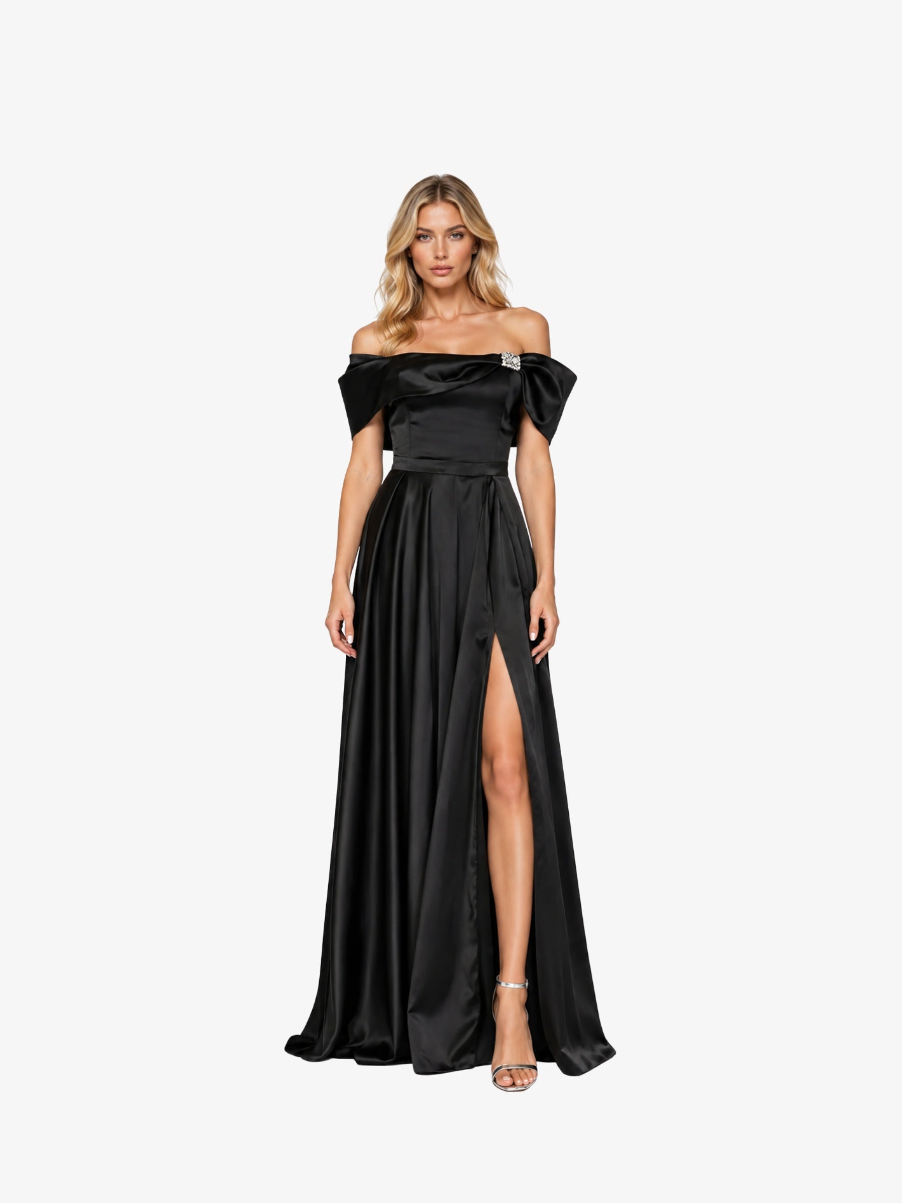 Rochie Lunga " Isadora", Neagra