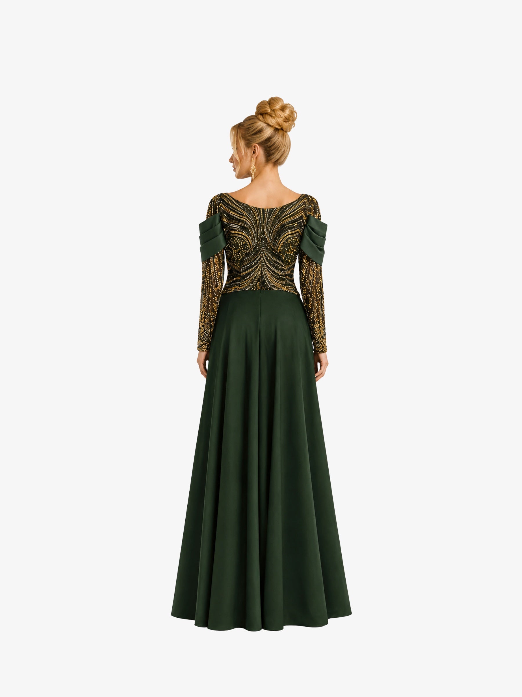 Rochie Lunga "Hecuba", Verde