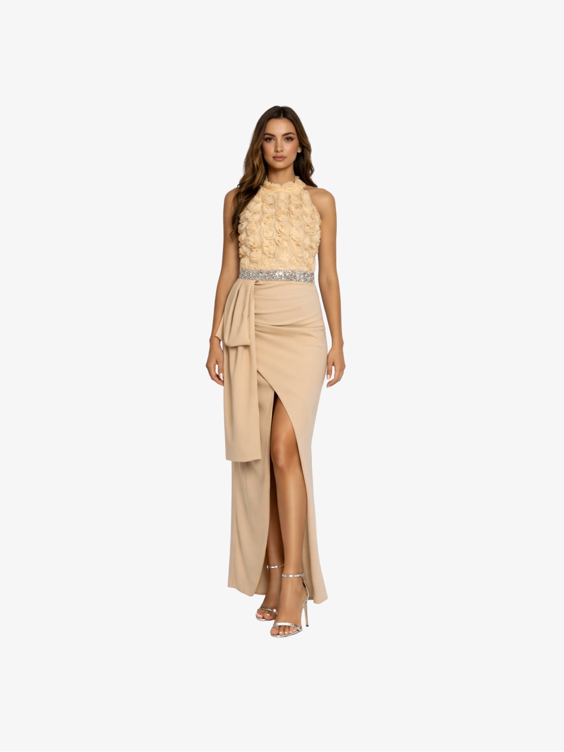 Rochie Lunga "Consuelo", Bej