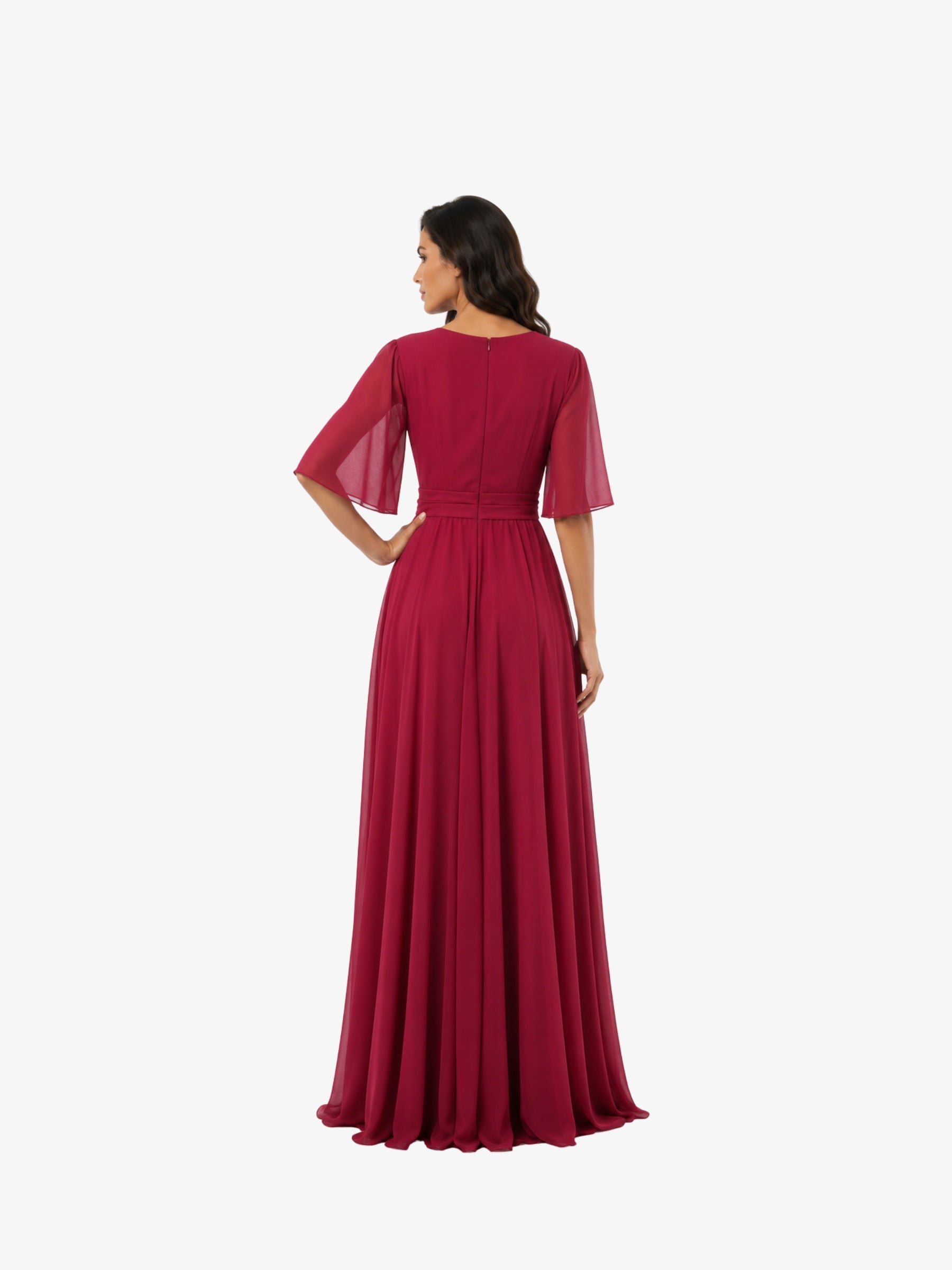 Rochie Lunga “Eleonor”, Fuchsia