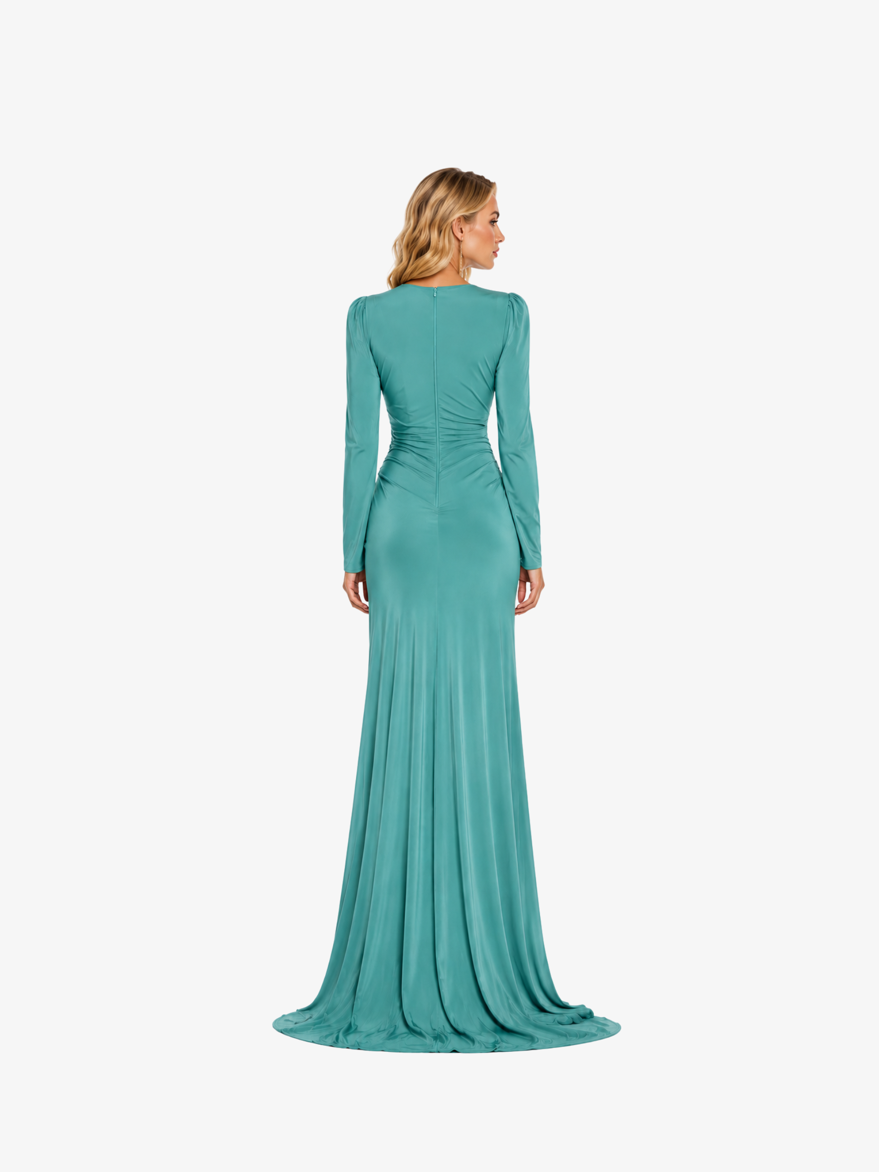 Rochie Lunga "Irma", Turcoaz