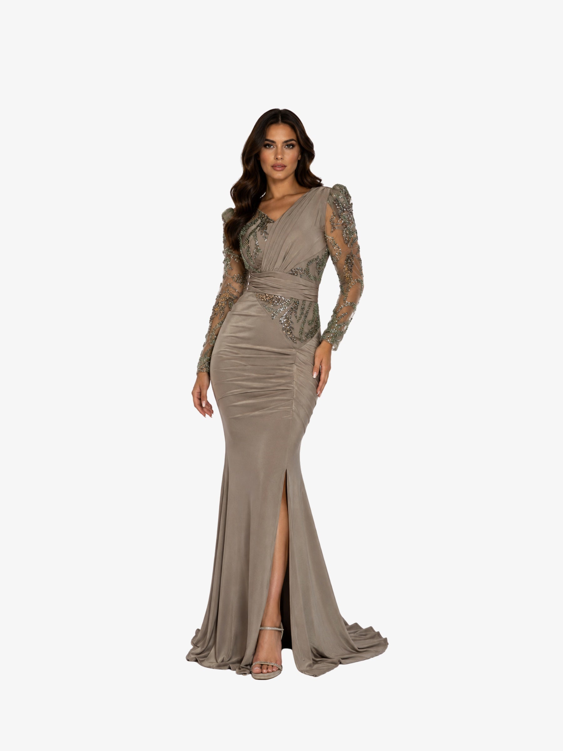 Rochie Lunga "Iazira", Gri
