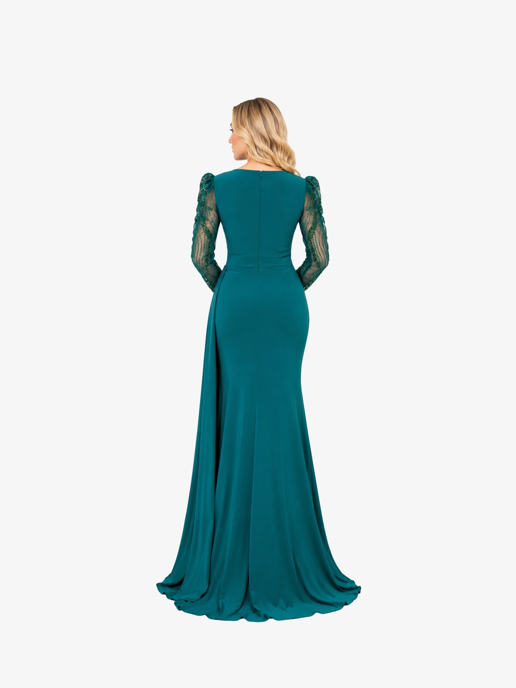 Rochie Lunga "Alezeea", Verde
