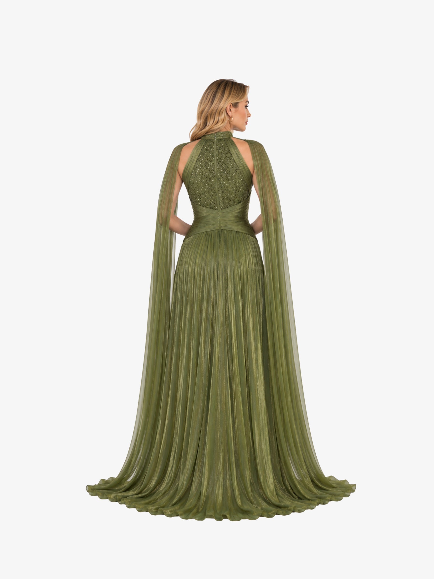 Rochie Lunga “Agatha”, Verde