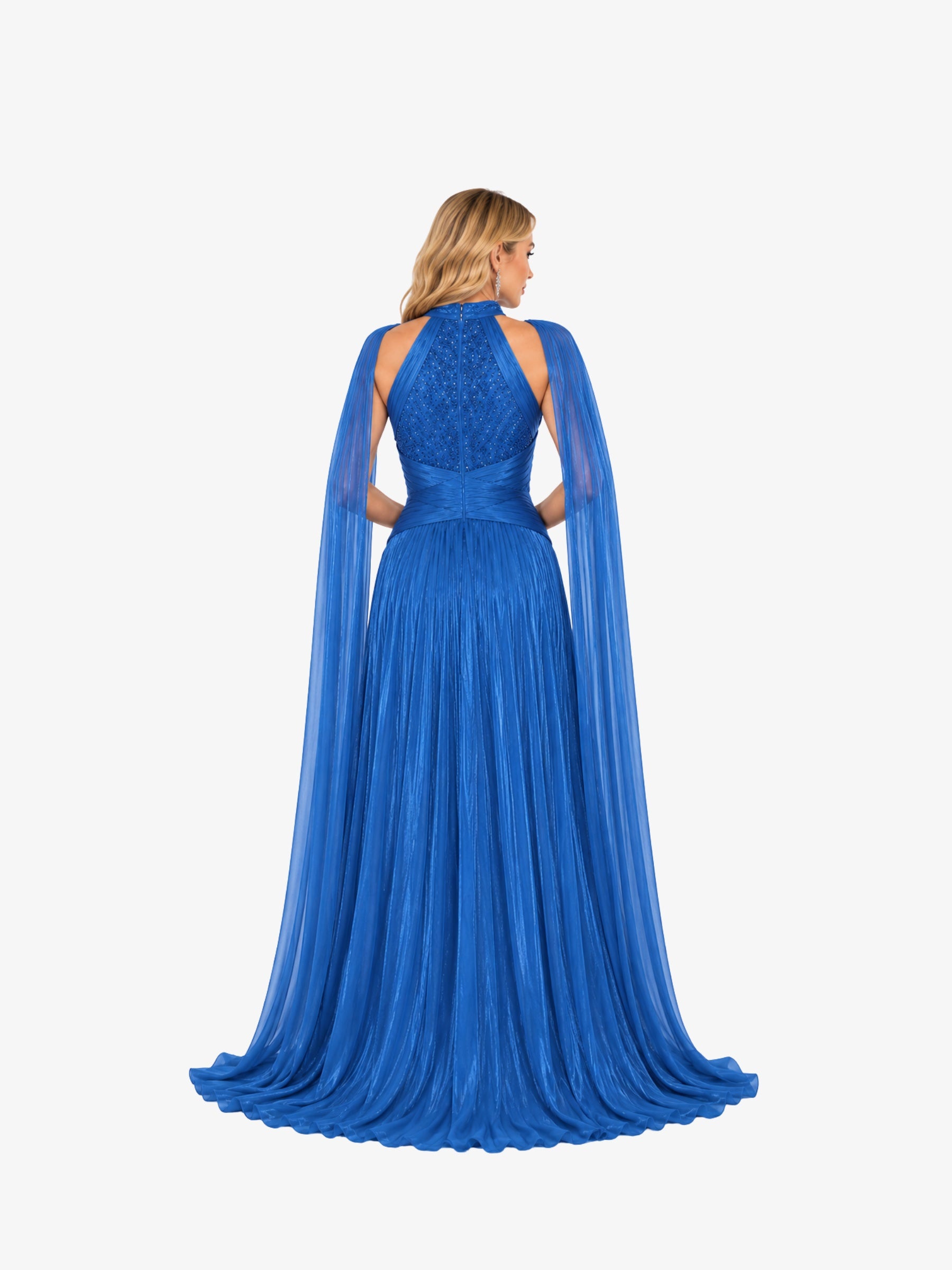 Rochie Lunga “Agatha”, Albastru