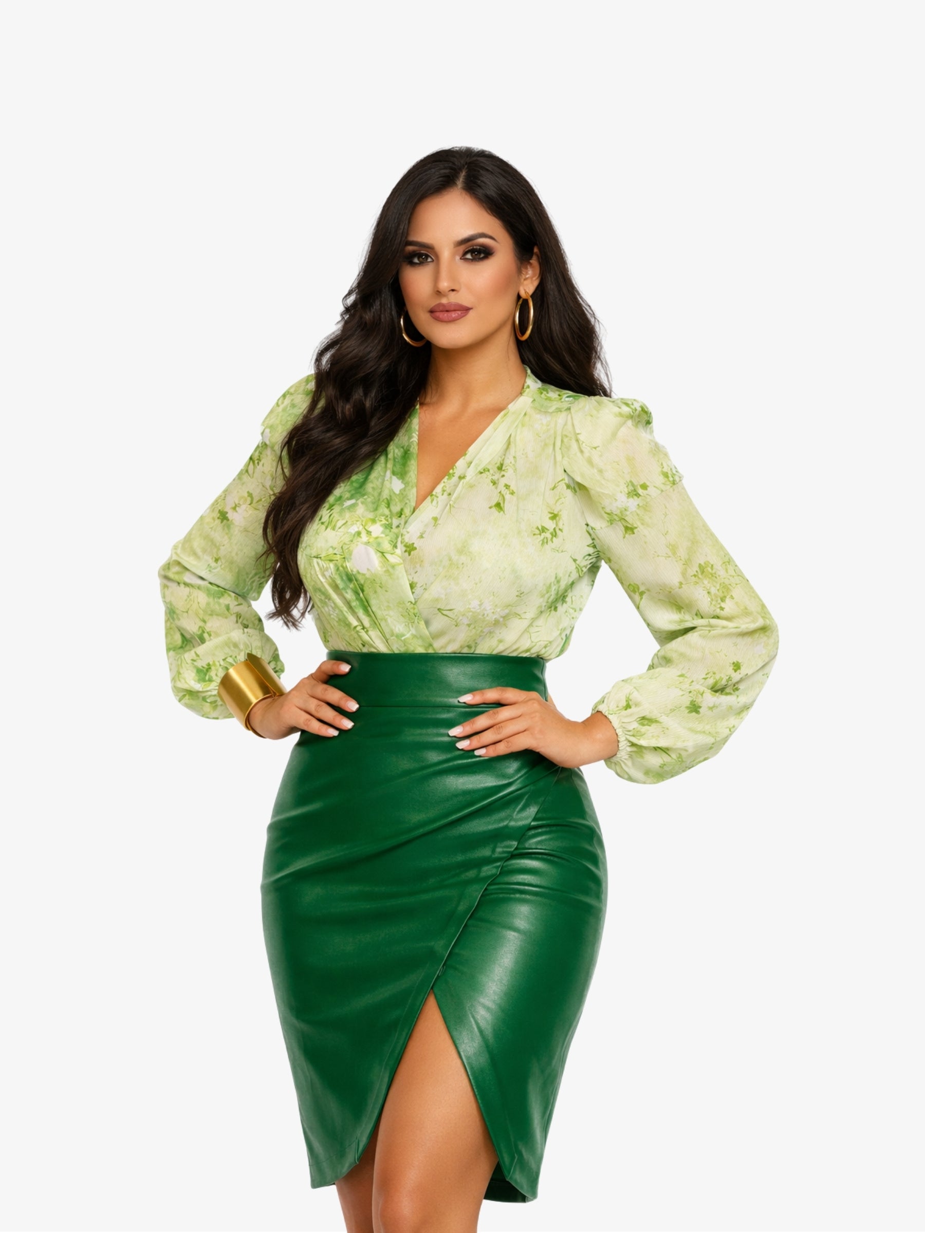 Camasa Eleganta “Denia”, Verde