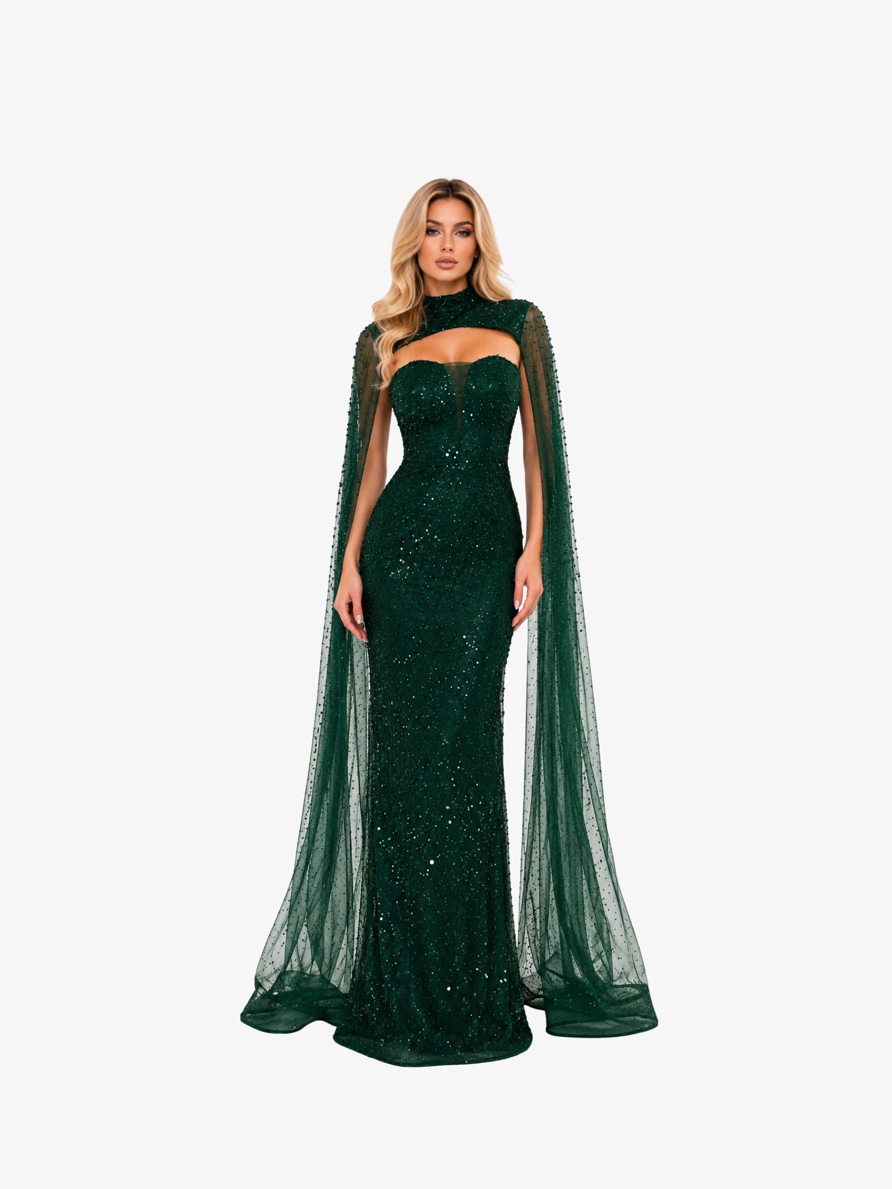 Rochie Lunga “Altesa”, Verde