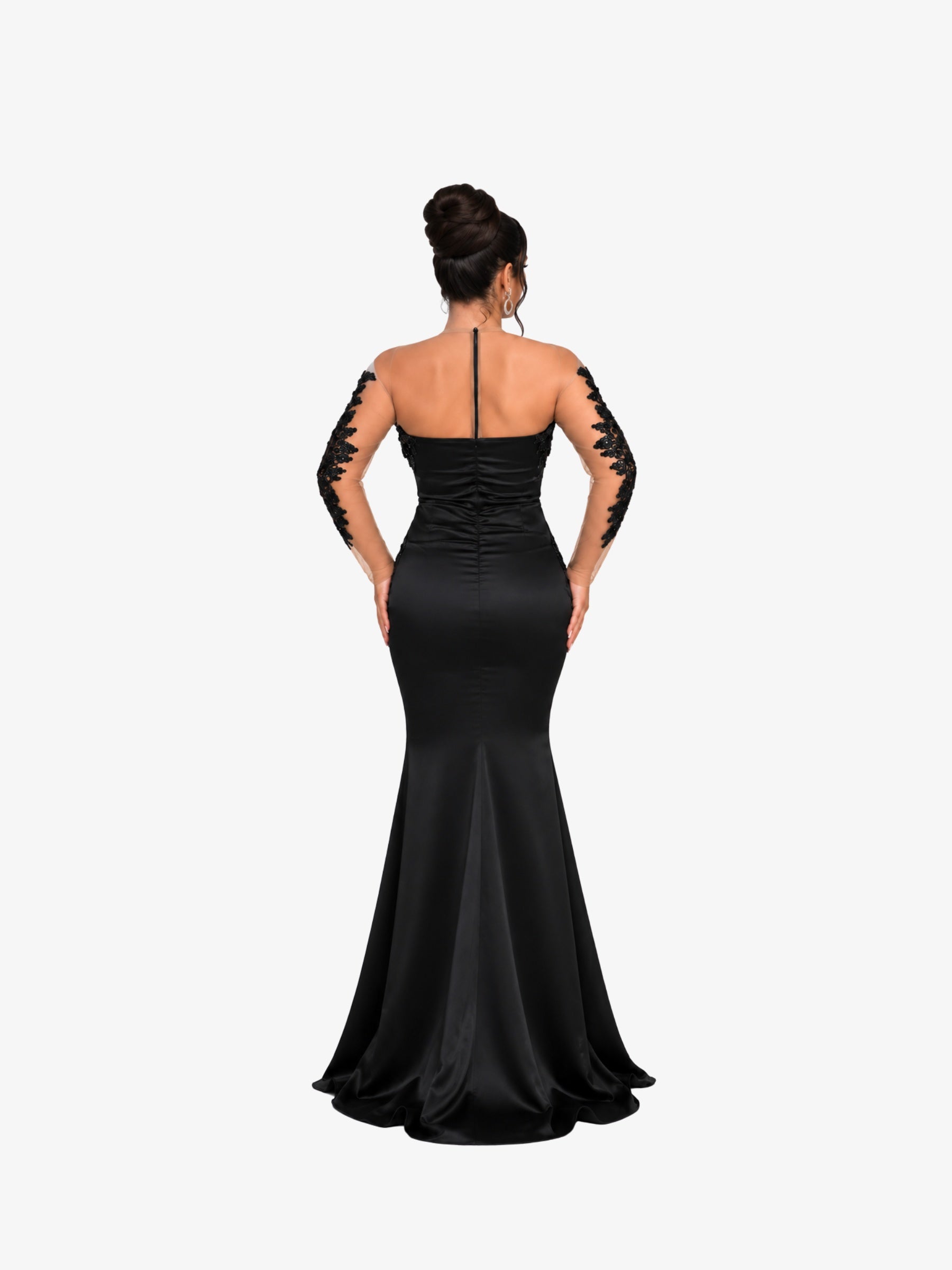 Rochie Lunga "Azira", Negru