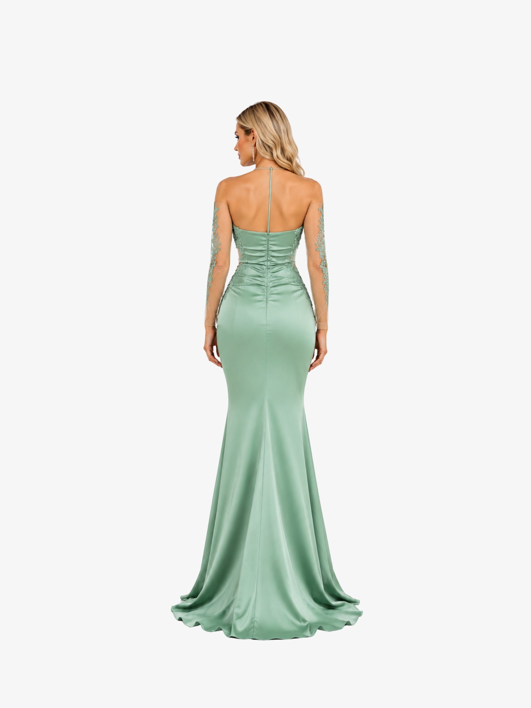 Rochie Lunga "Azira", Verde