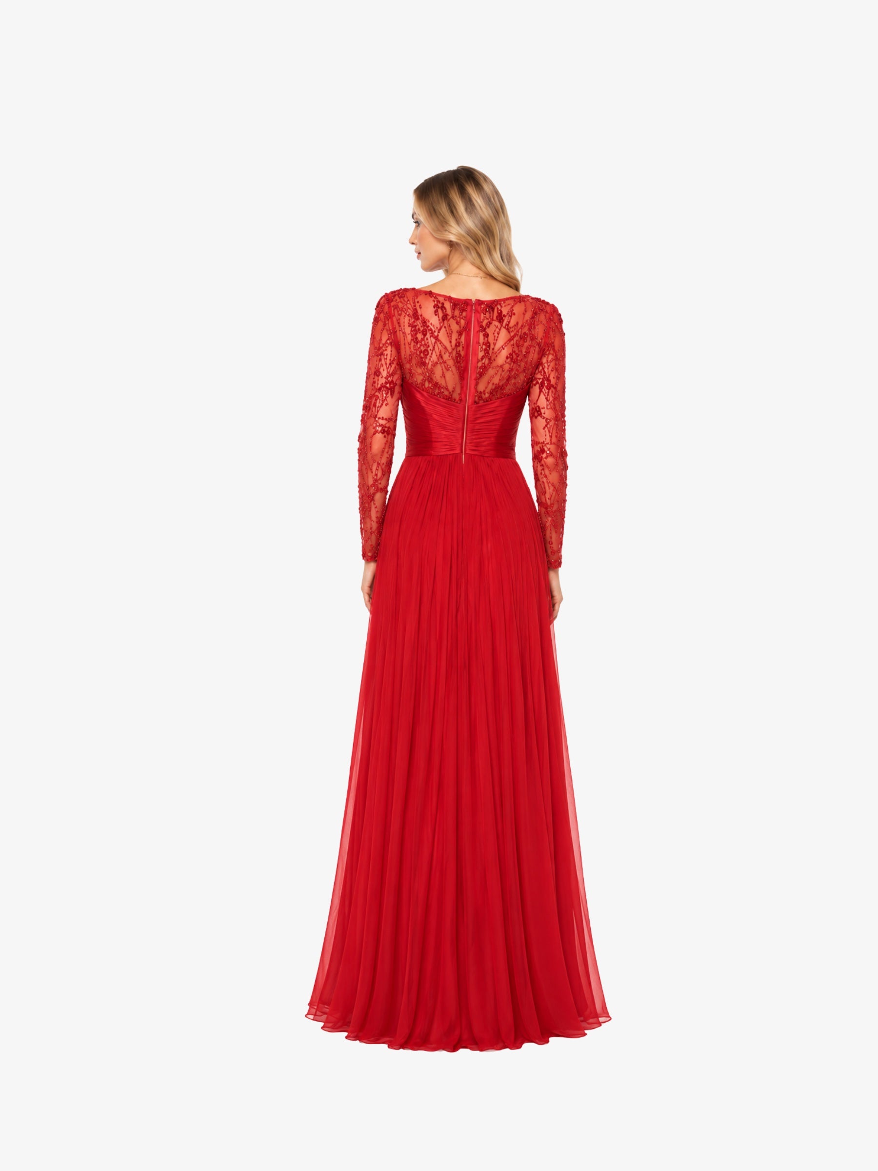 Rochie Lunga “Christine”, Rosu