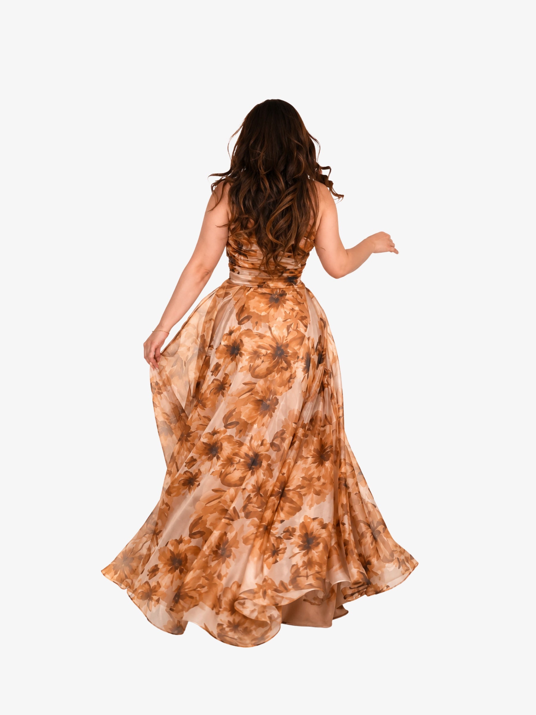 Rochie Eleganta “Magnolia”, Orange