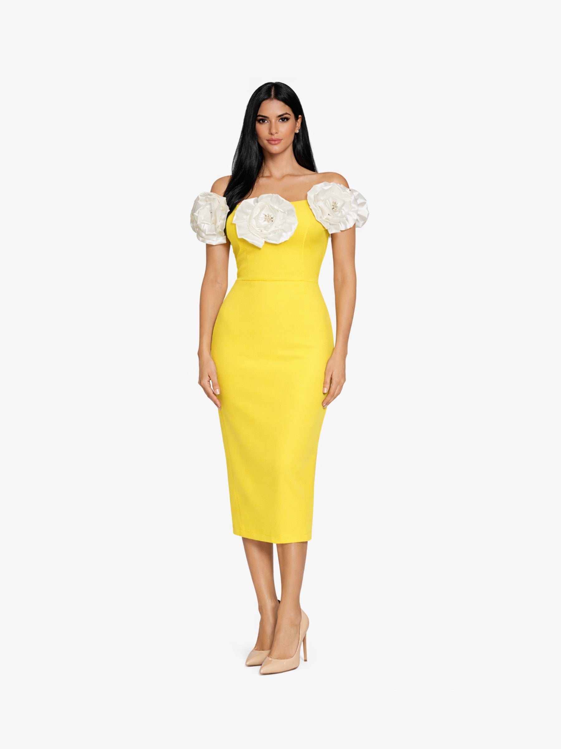 Rochie Lunga "Gretta", Galbena