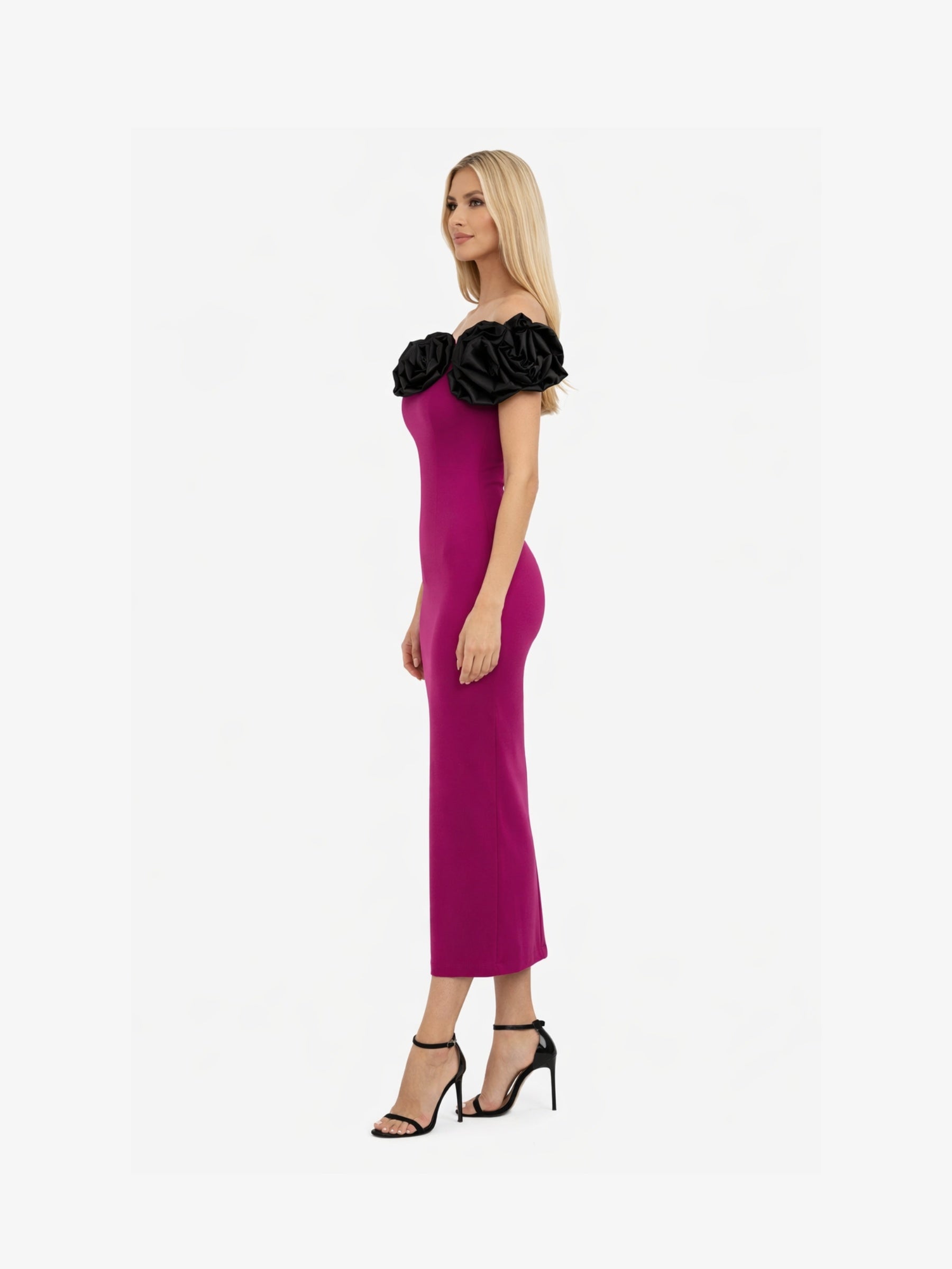 Rochie Lunga "Gretta", Fucsia