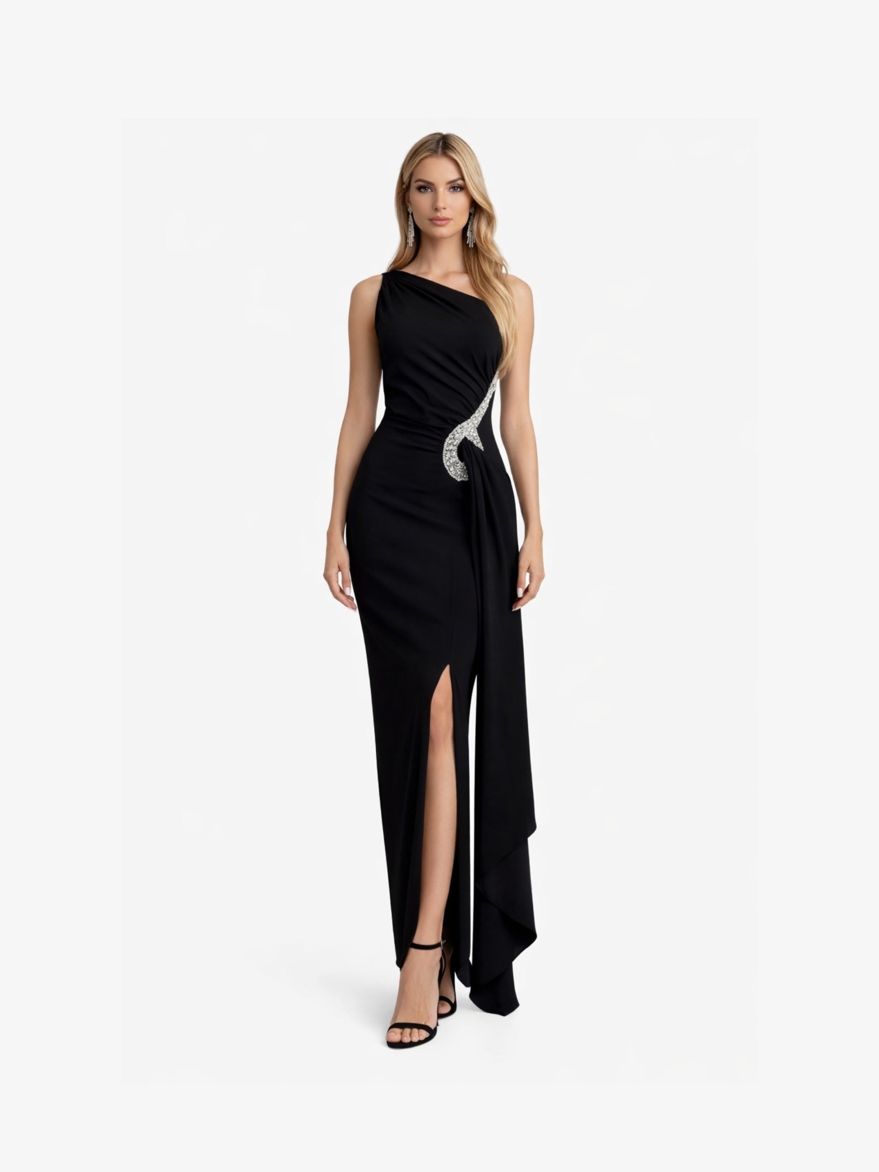 Rochie Midi “Milla”, Negru