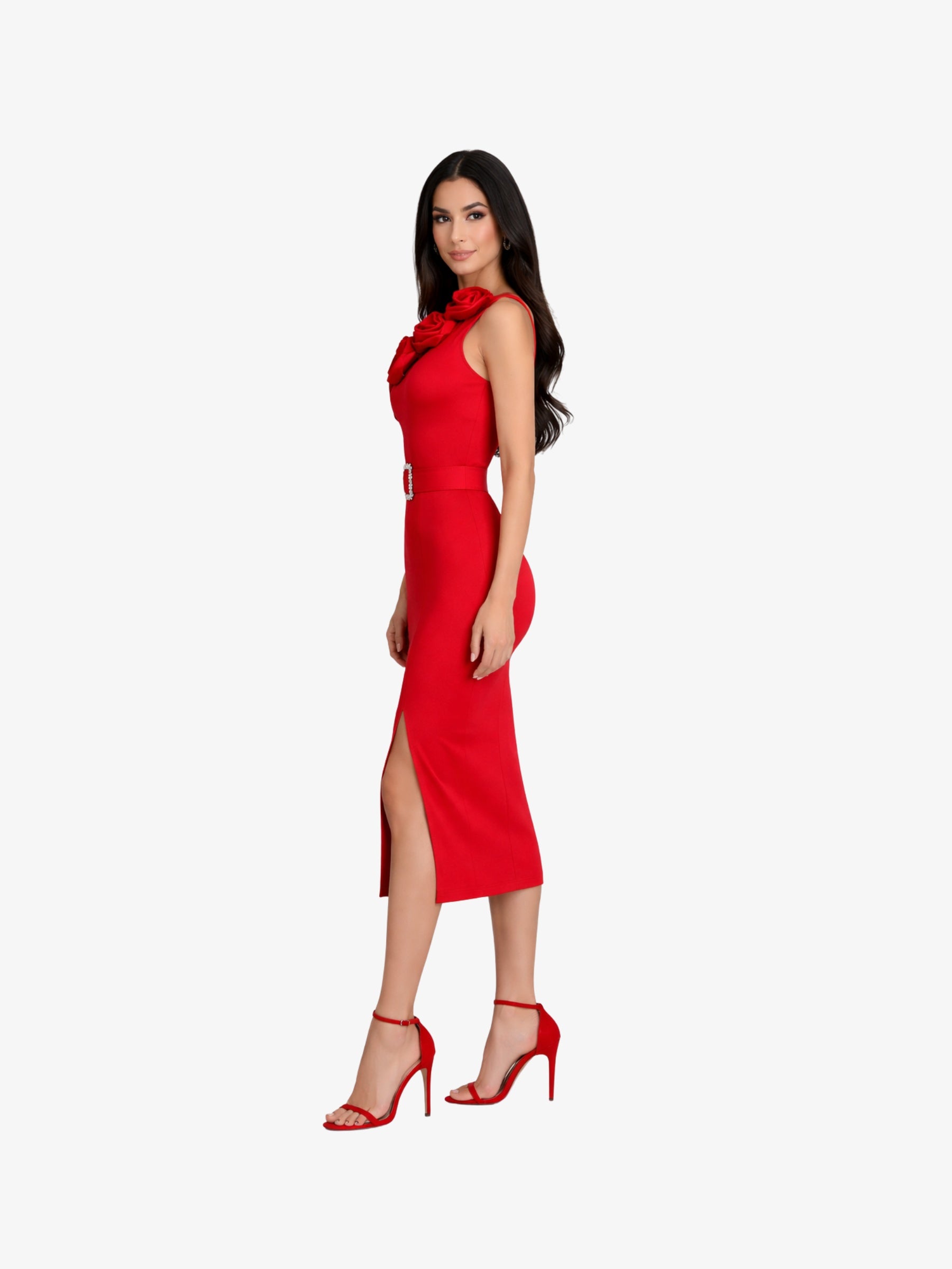 Rochie Lunga "Kinzy", Rosie