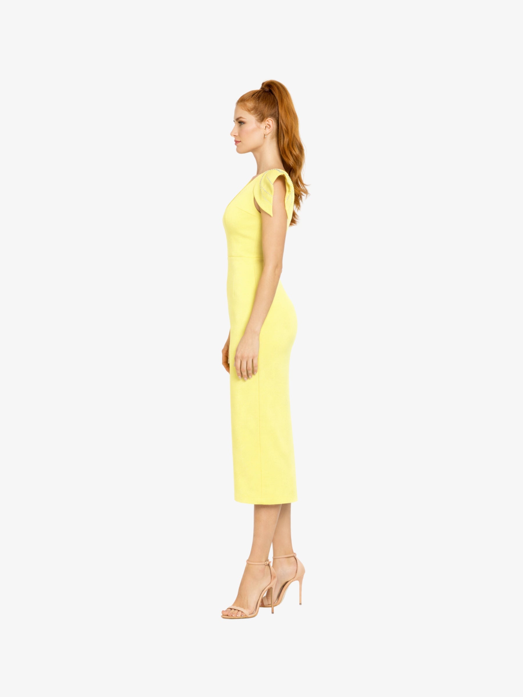 Rochie Lunga "Isabela", Galbena