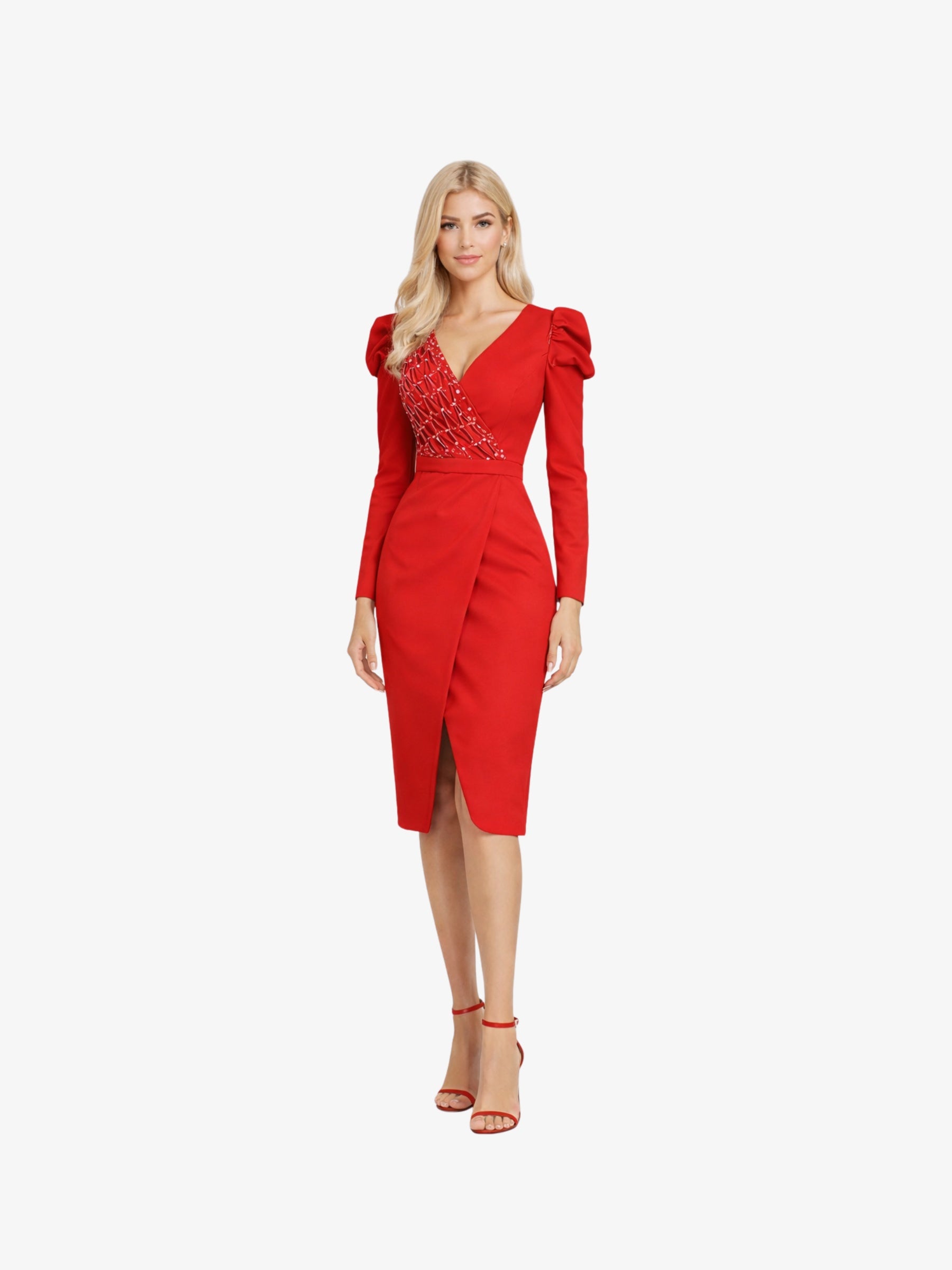 Rochie Scurta "Laryss", Rosu