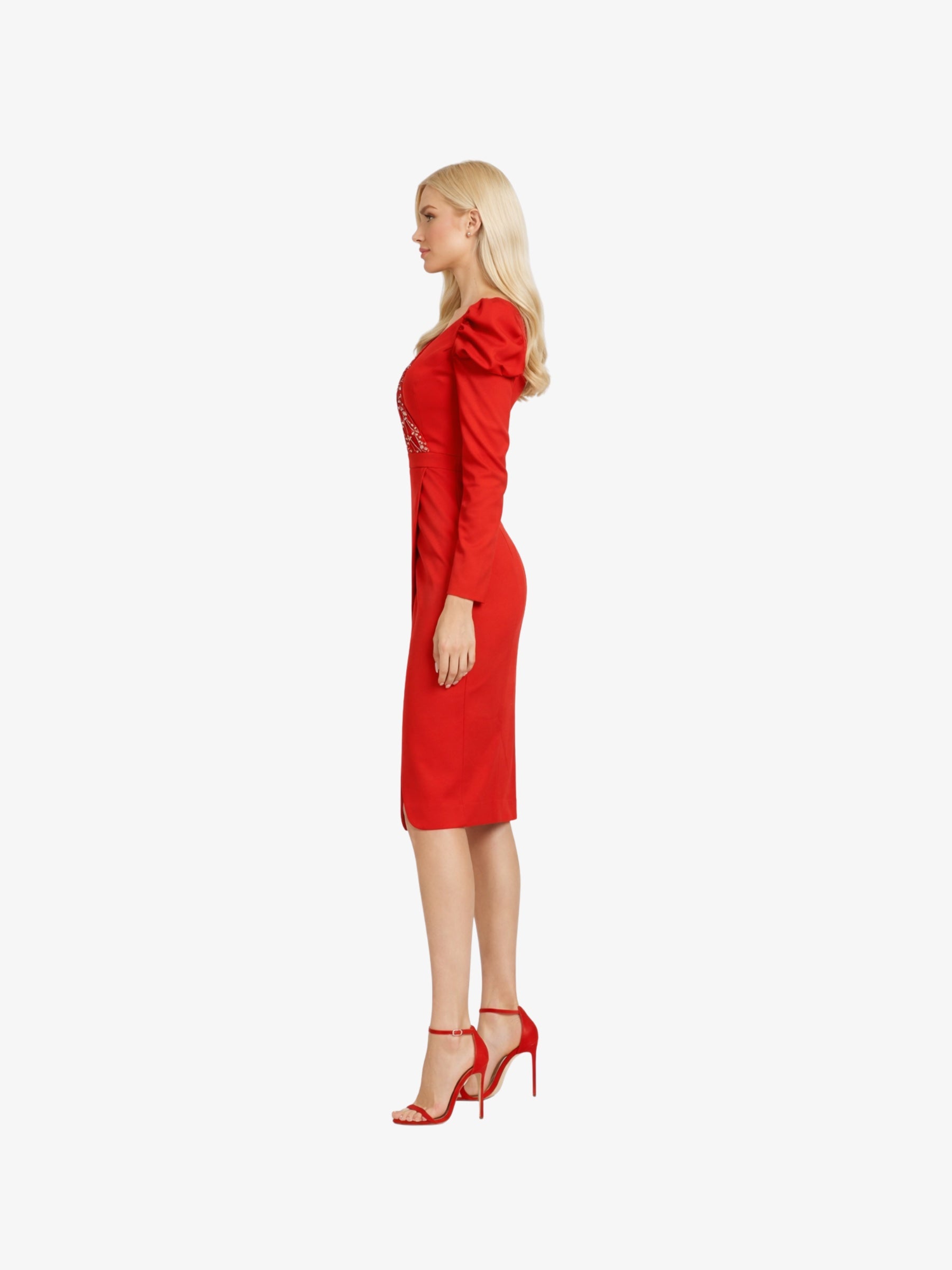 Rochie Scurta "Laryss", Rosu