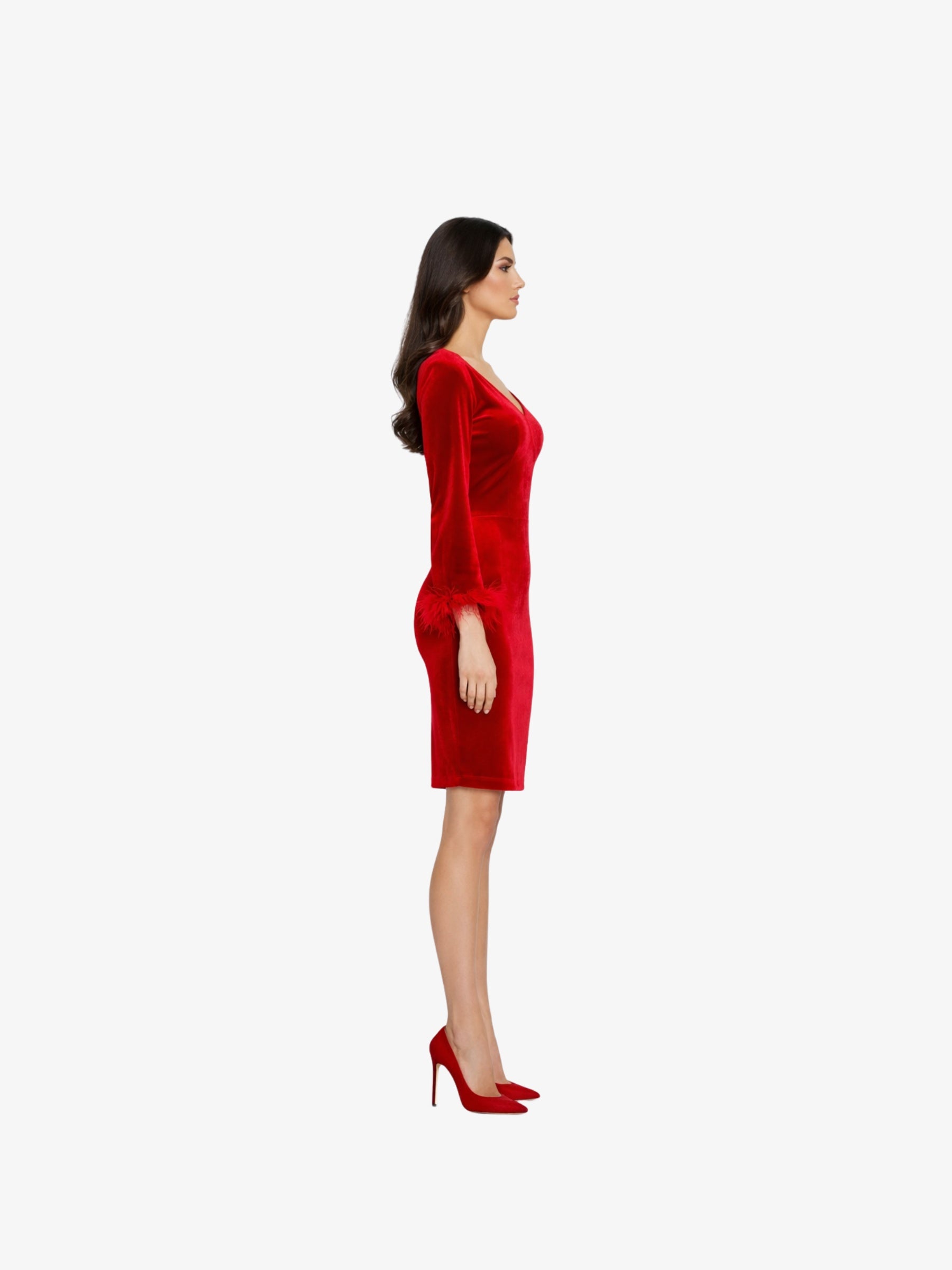 Rochie Midi "Santa", Rosie